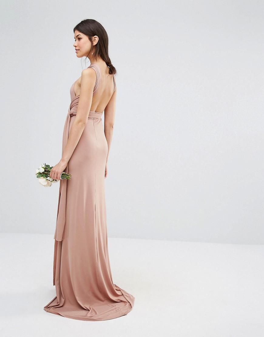 multiway fishtail maxi dress