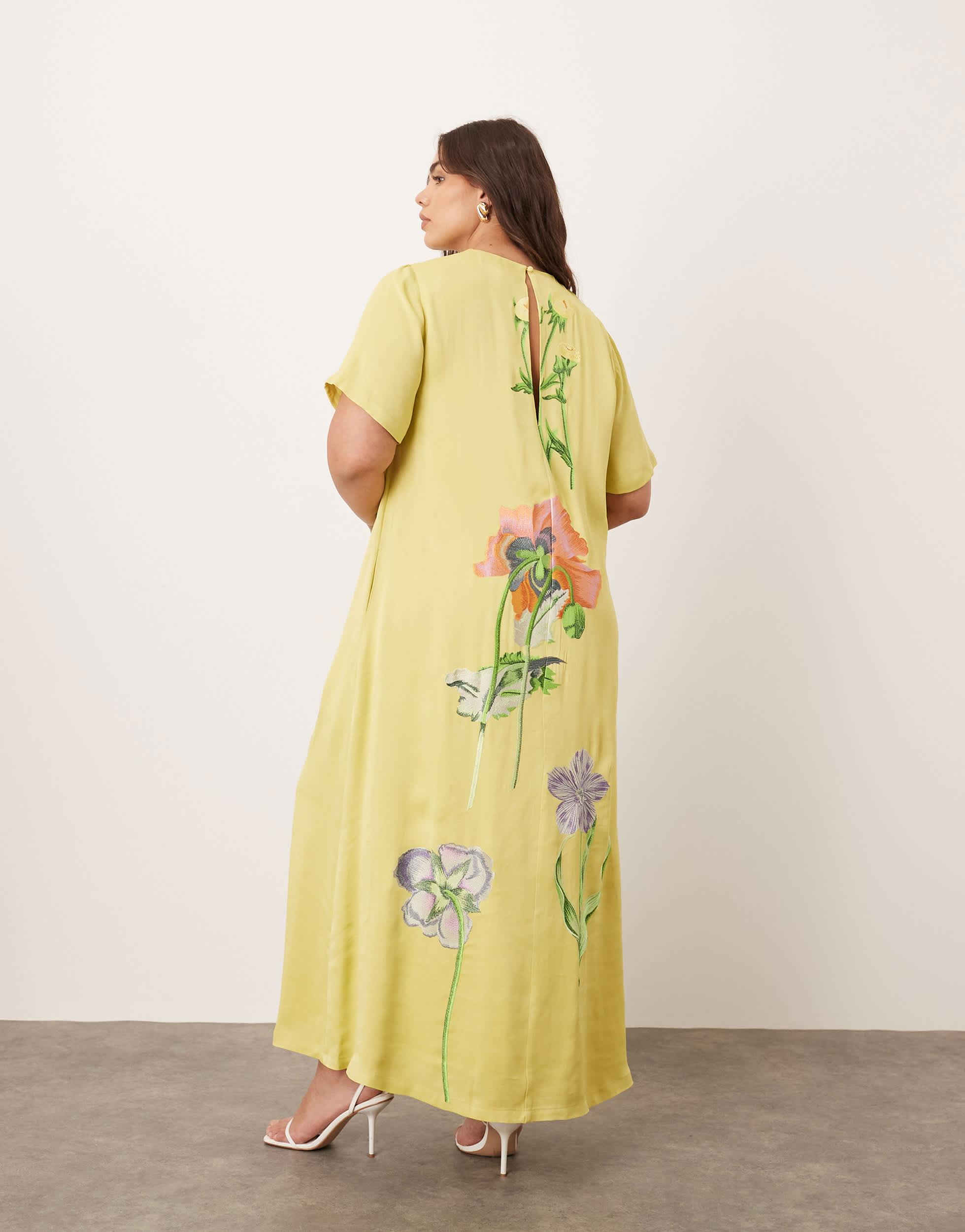 chinese dress ladies MASCOMODA Womens Floral Maxi Dresses Boho Summer Casual V Neck 3/4 Puff  Sleeve Button Down Tie Waist Long Flowy Shirt Dress(Green Floral,Small) at  Amazon Women's Clothing store