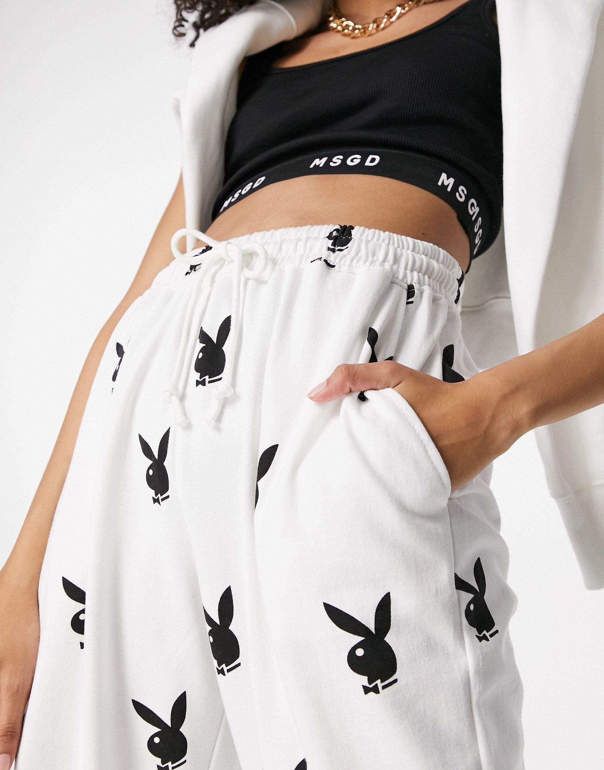 Playboy missguided sweatpants hotsell