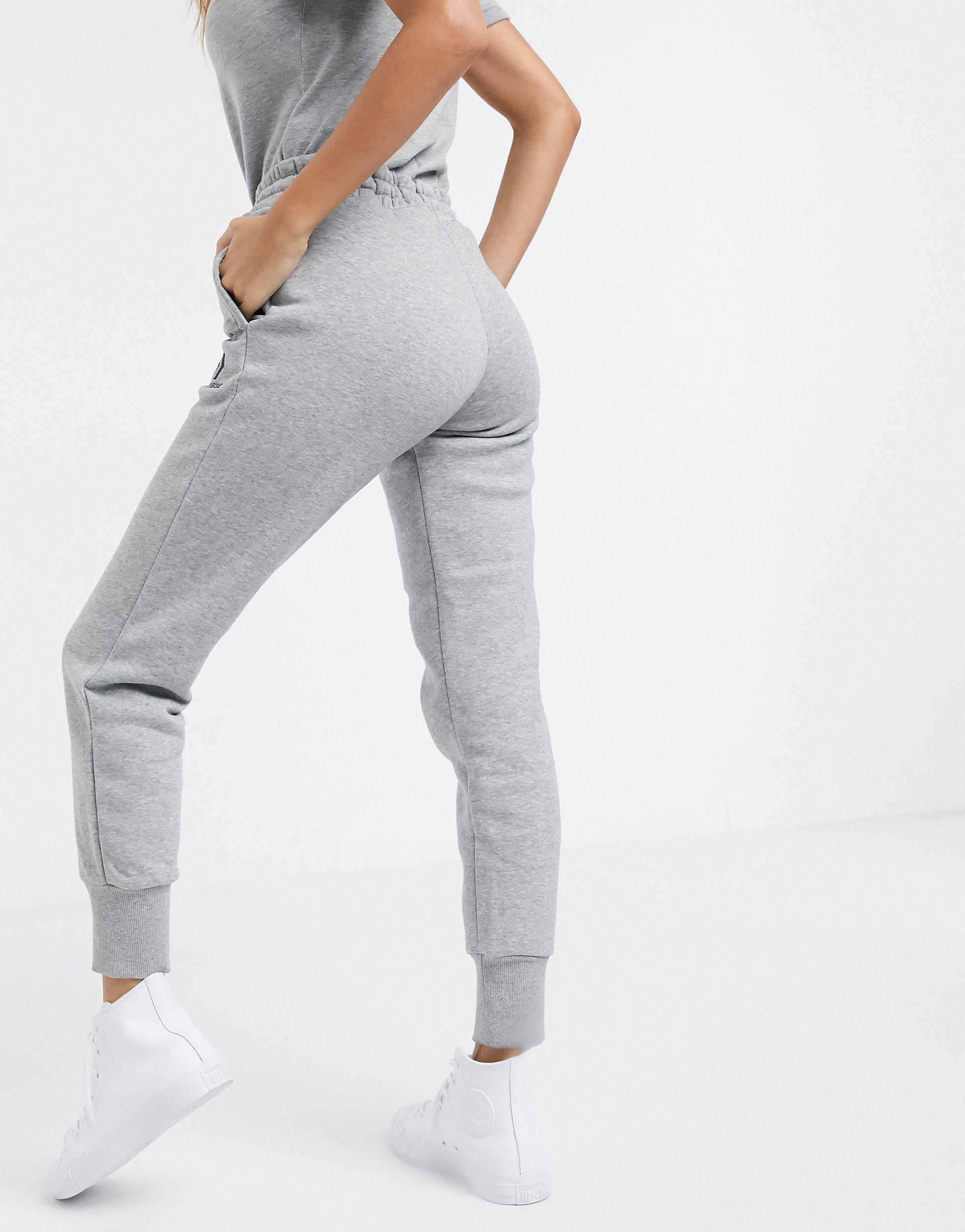 Converse Cotton Star Chevron Logo Sweatpants in Gray - Lyst