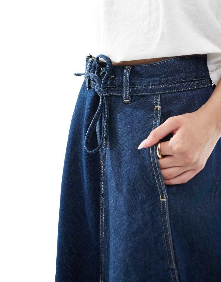 denim skirt asos midi skirt xl