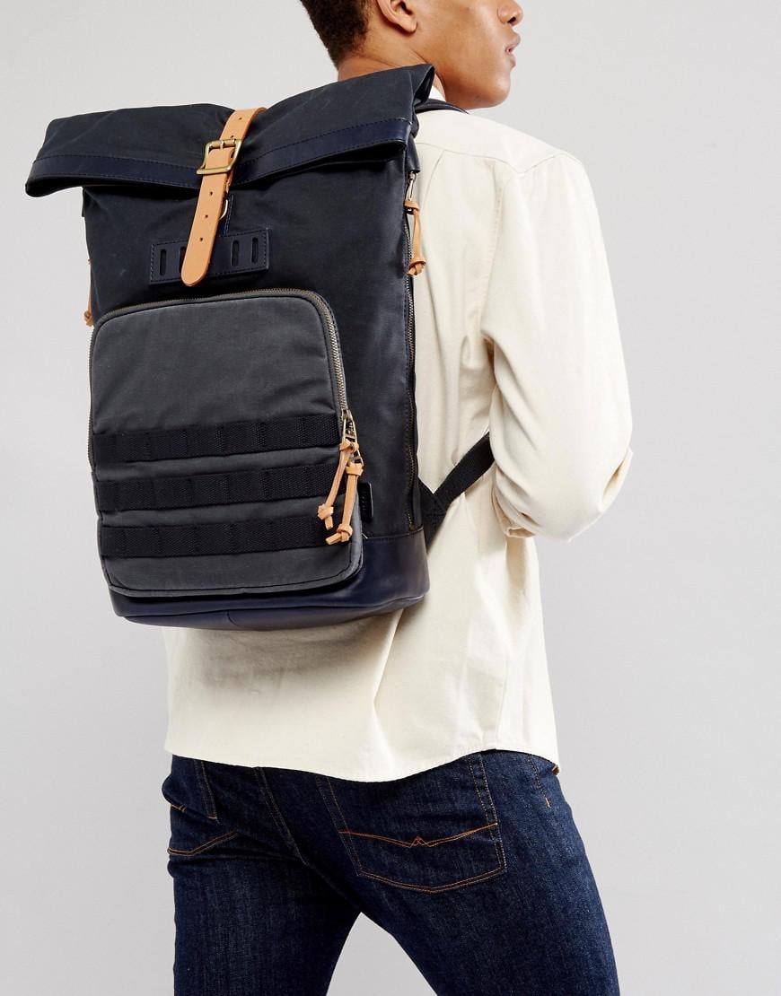 roll top backpack mens