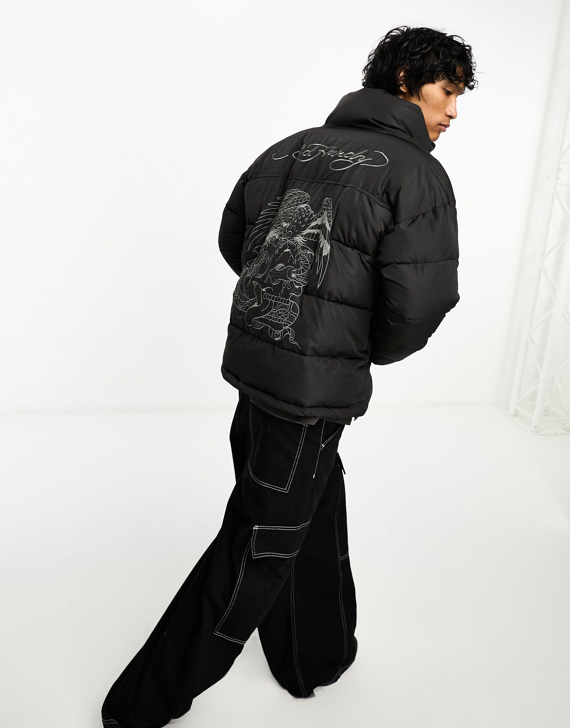 Ed hardy puffer jacket 2025