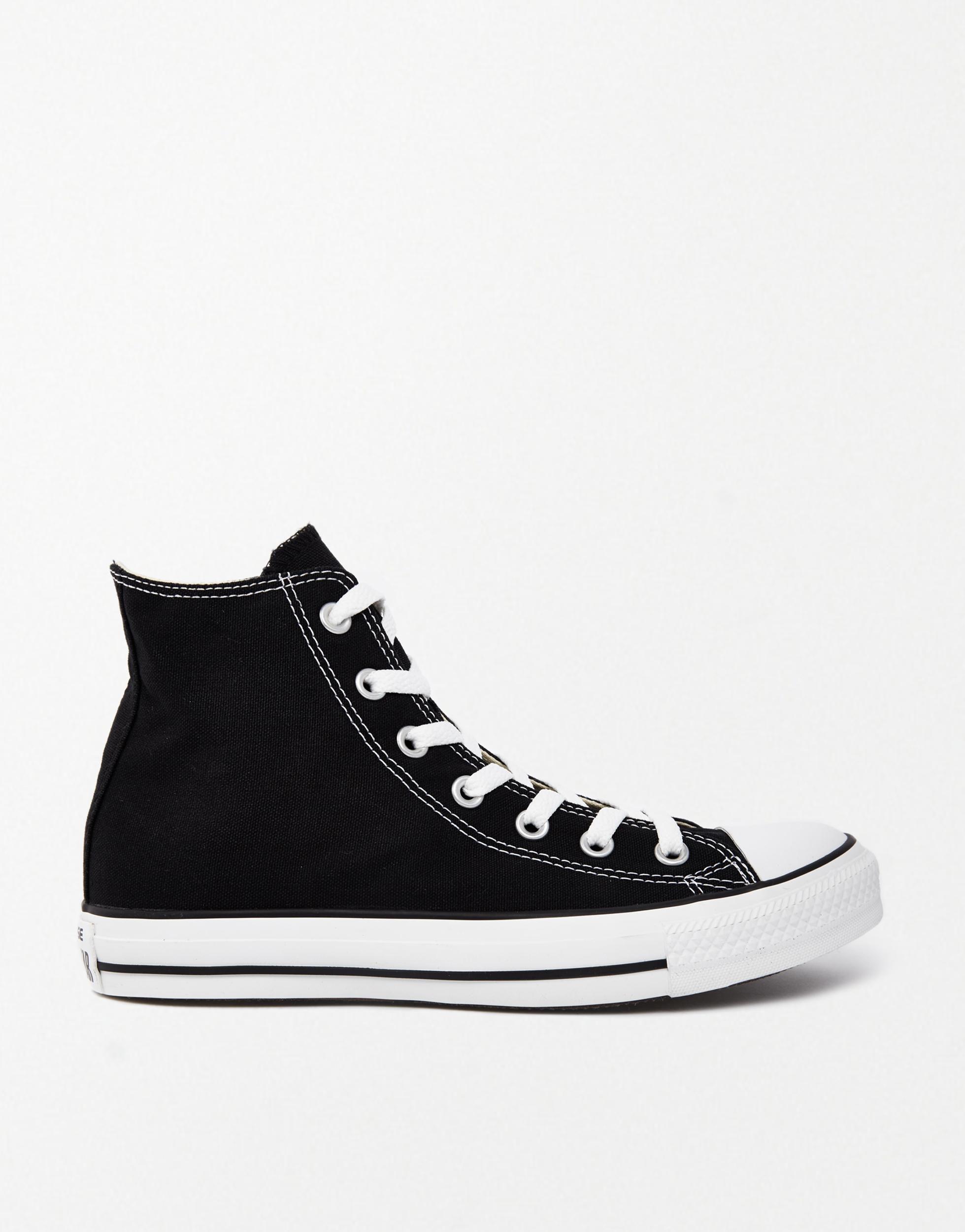 Converse All Star High Top Black Trainers | Lyst