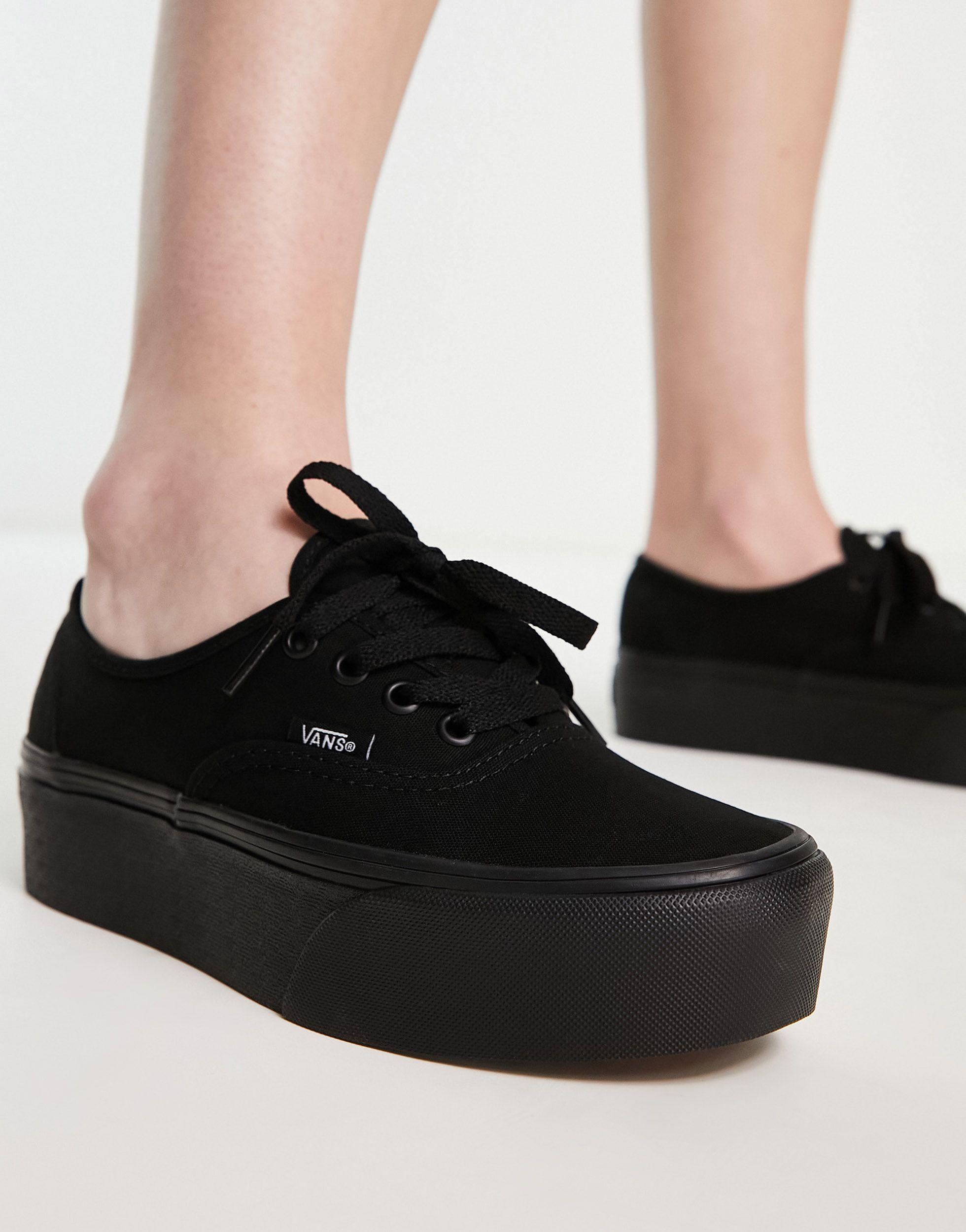 Vans Authentic Stackform Sneakers in Black | Lyst