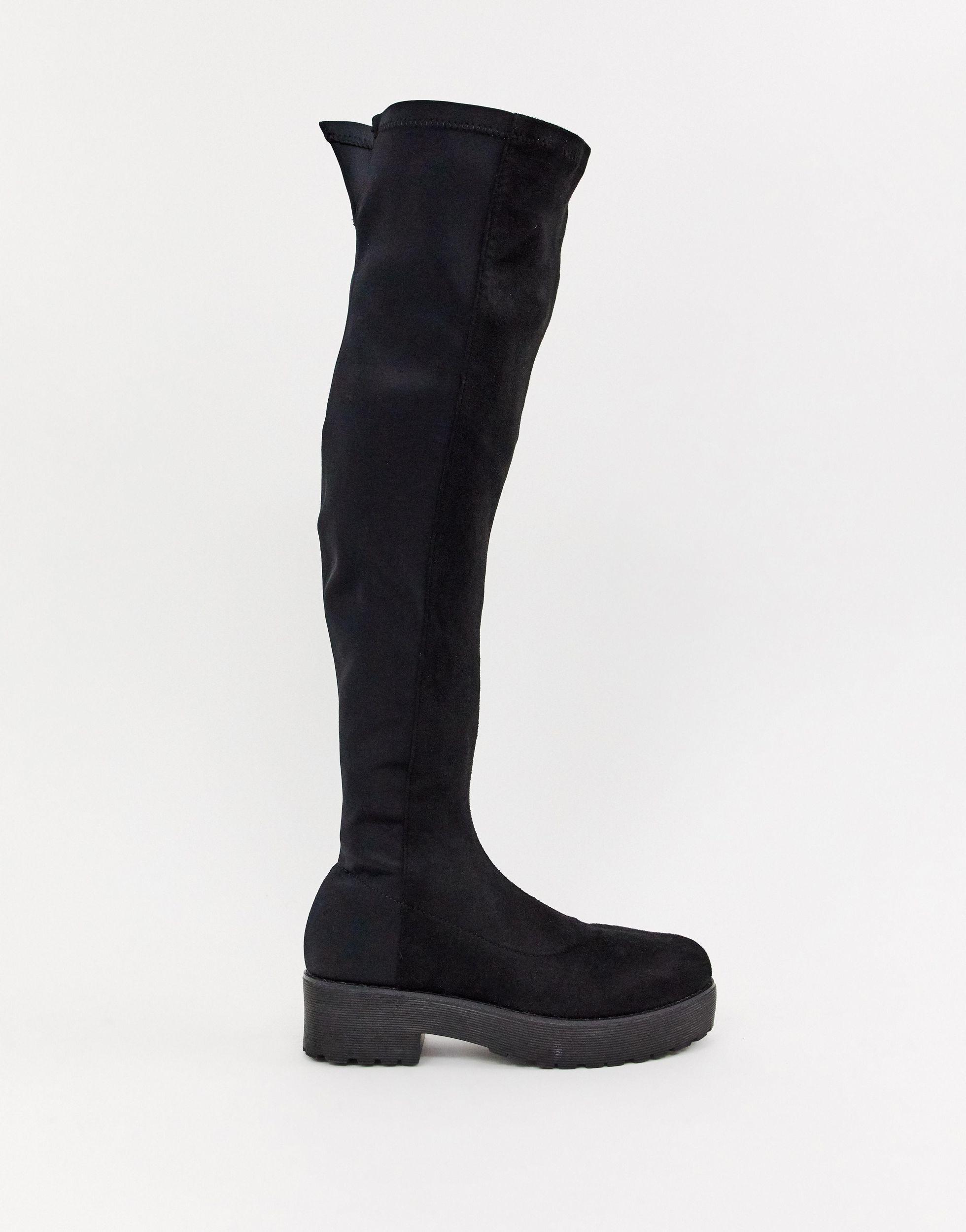 lost ink over the knee boots