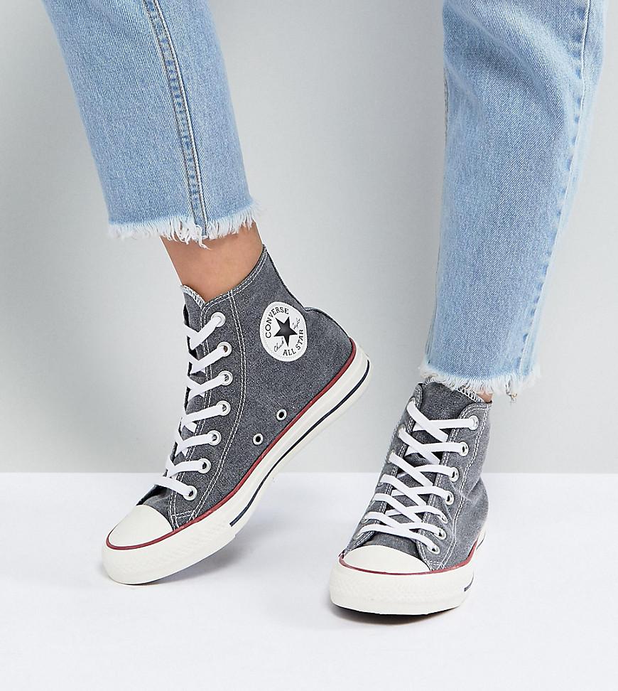 chuck taylor all star washed denim high top