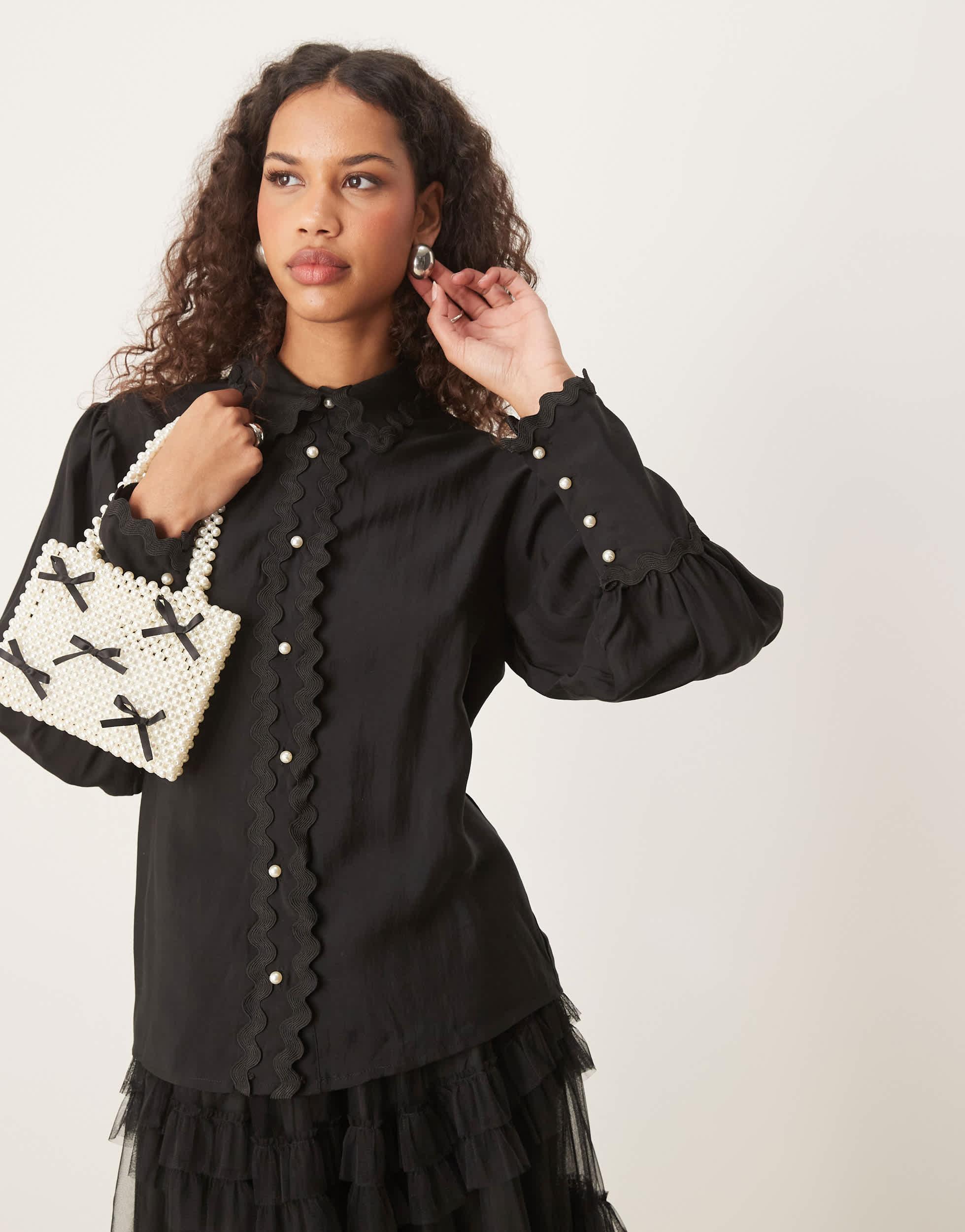 sister jane Puff Sleeve Blouses シスタージェーン Tops – Sister Jane
