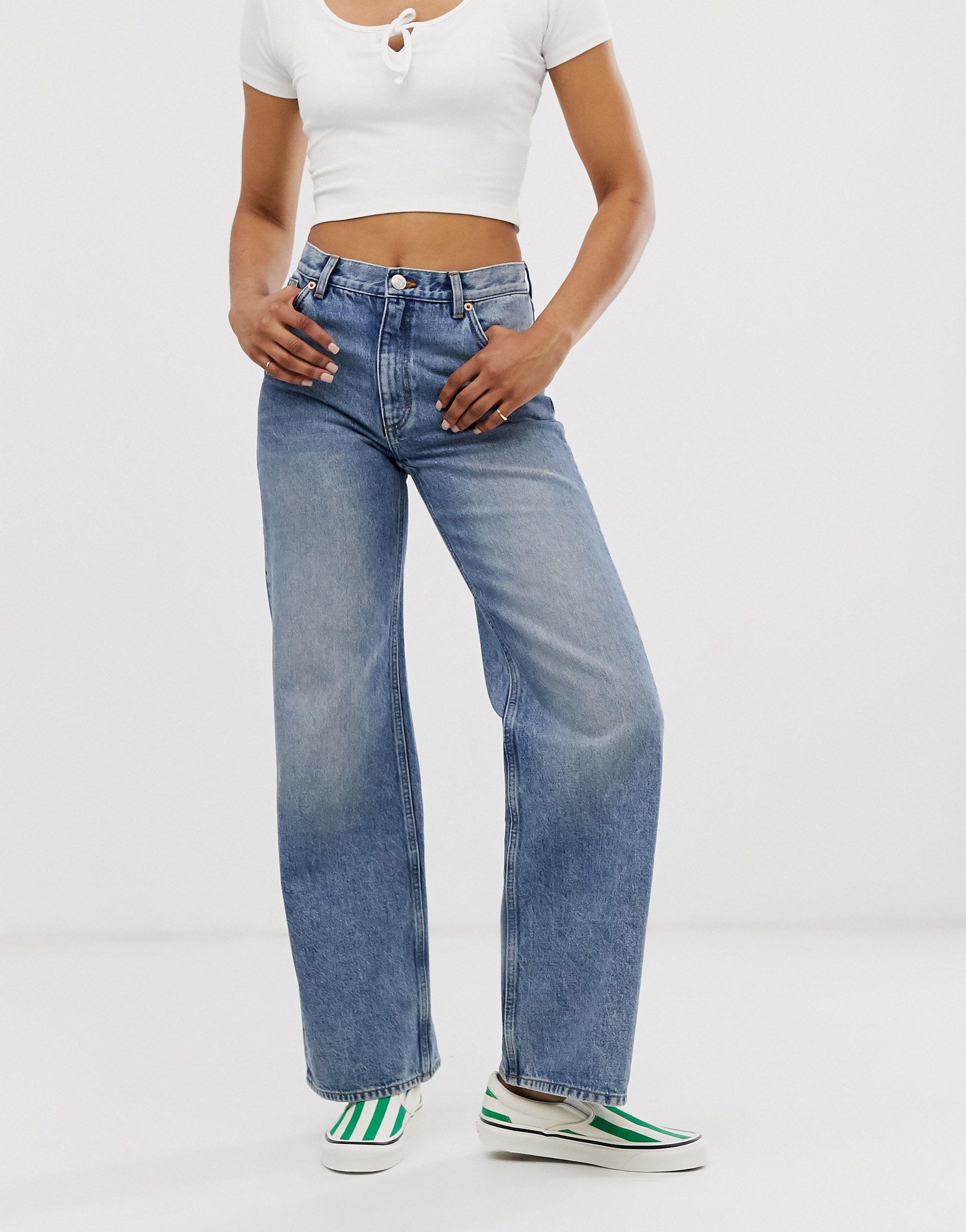 Monki Organic Cotton Wide Leg Yoko 