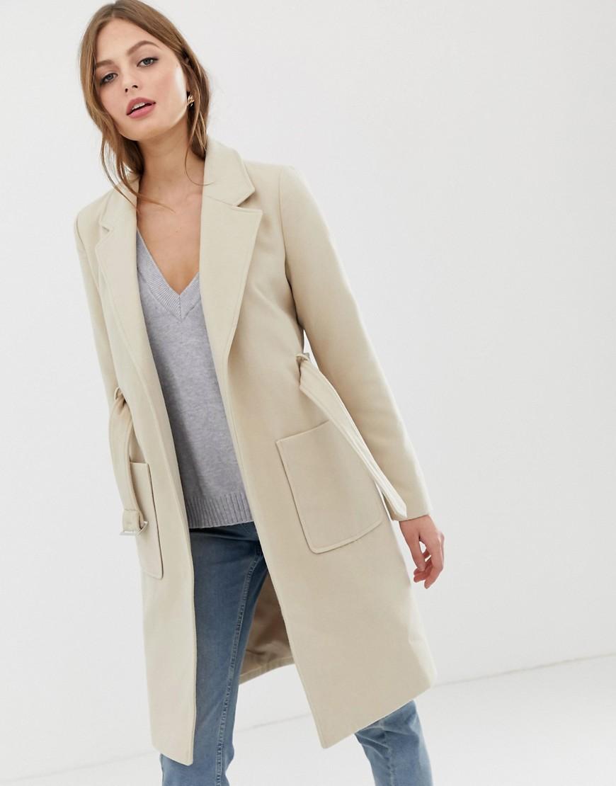 Beige tailored coat Clearance