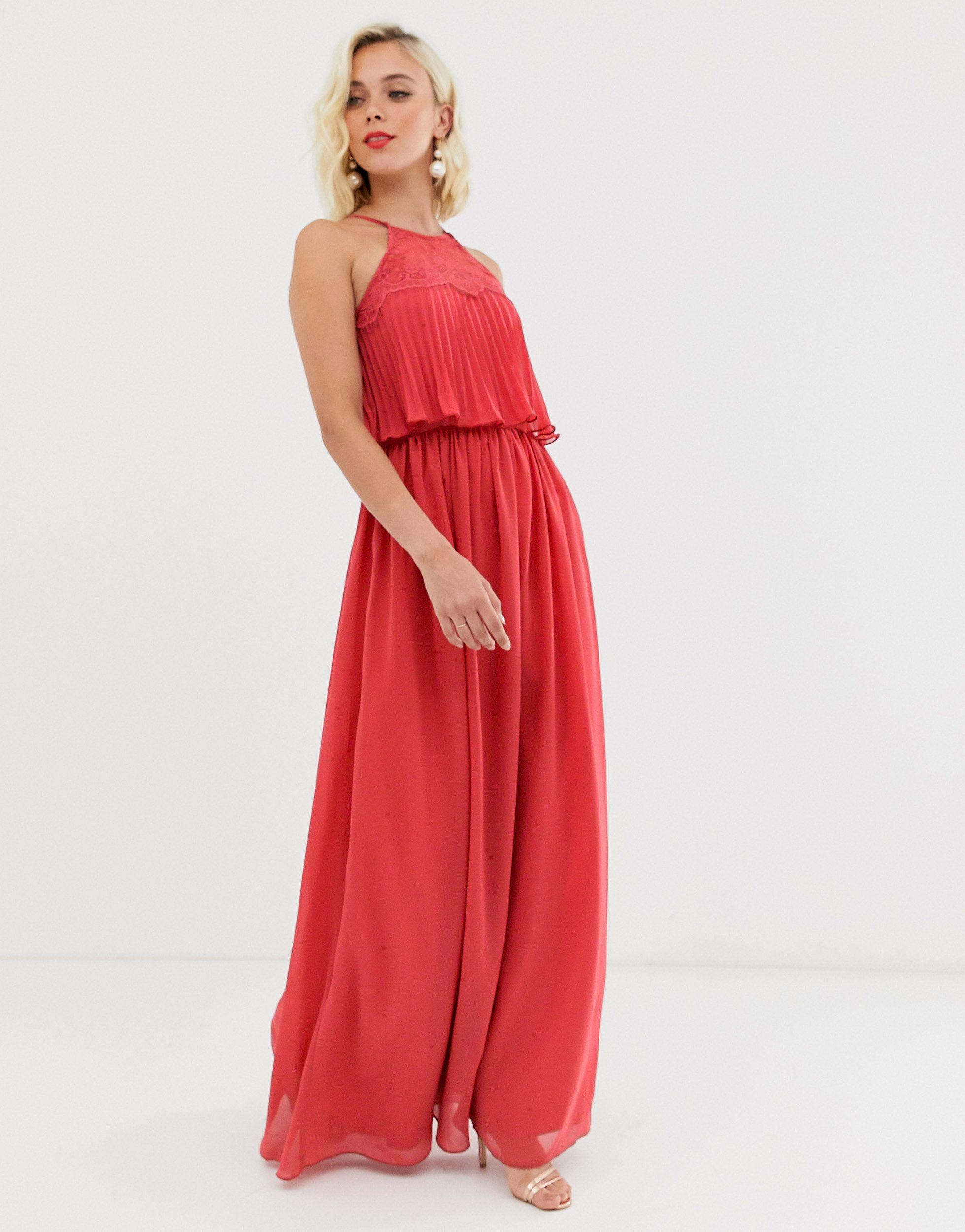 long sleeve red ball gown dress