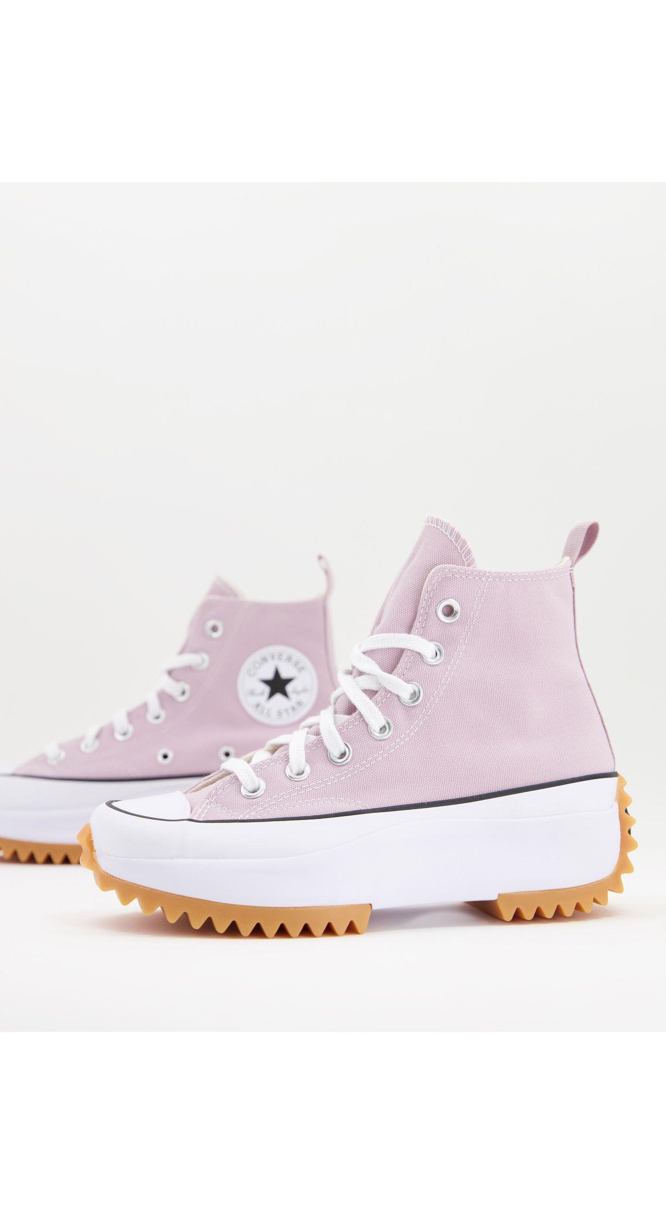 Converse Run Star Hike Hi Sneakers in White | Lyst Canada