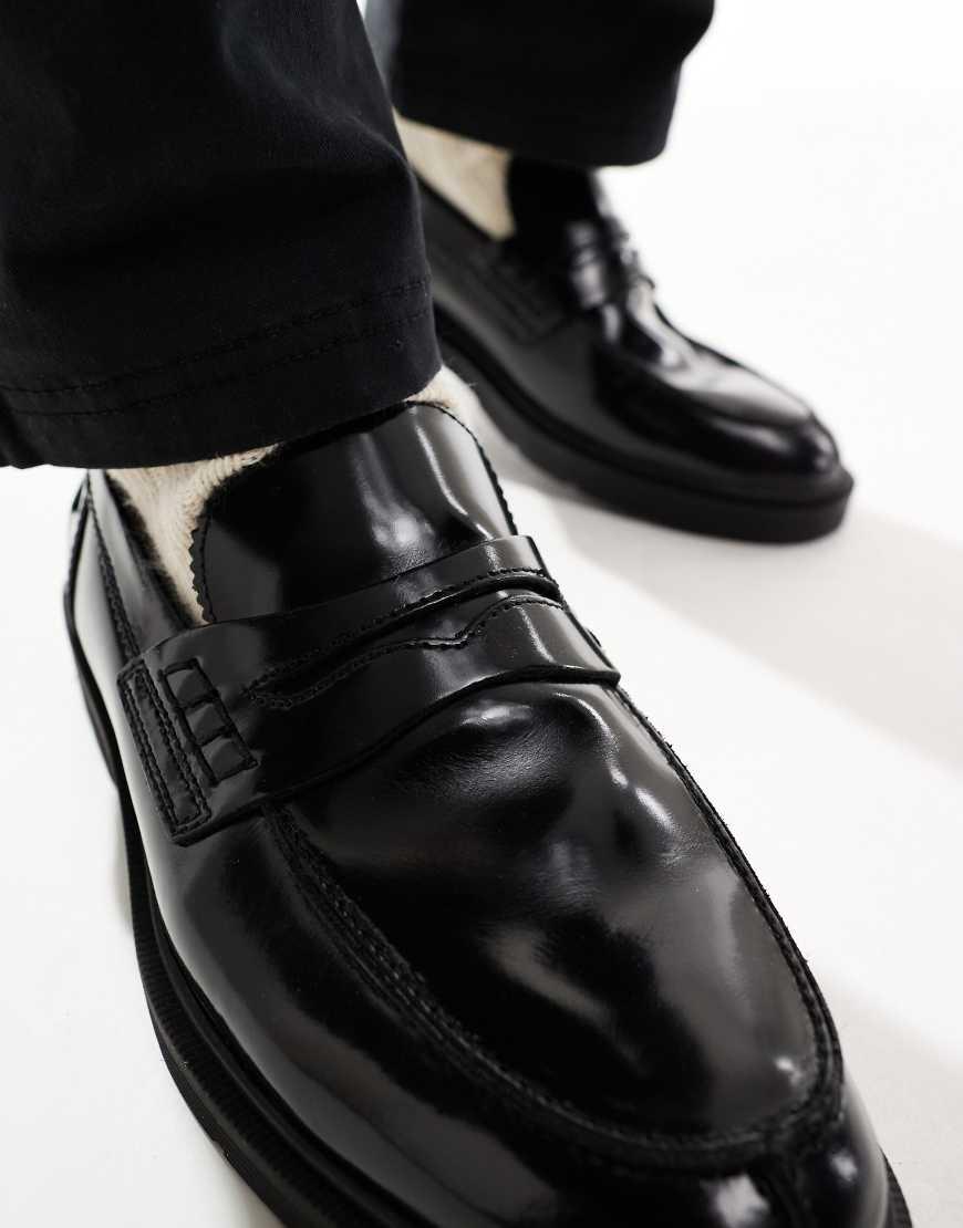 Jack Jones Penny Loafer With Chunky Sole in Black for Men Lyst UK