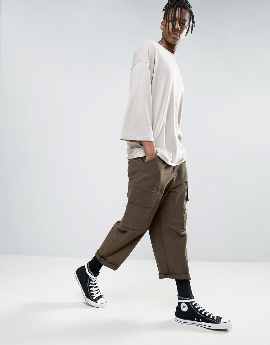 ASOS Oversized Long Sleeve T-shirt With Wide Sleeve in Natural for Men |  Lyst