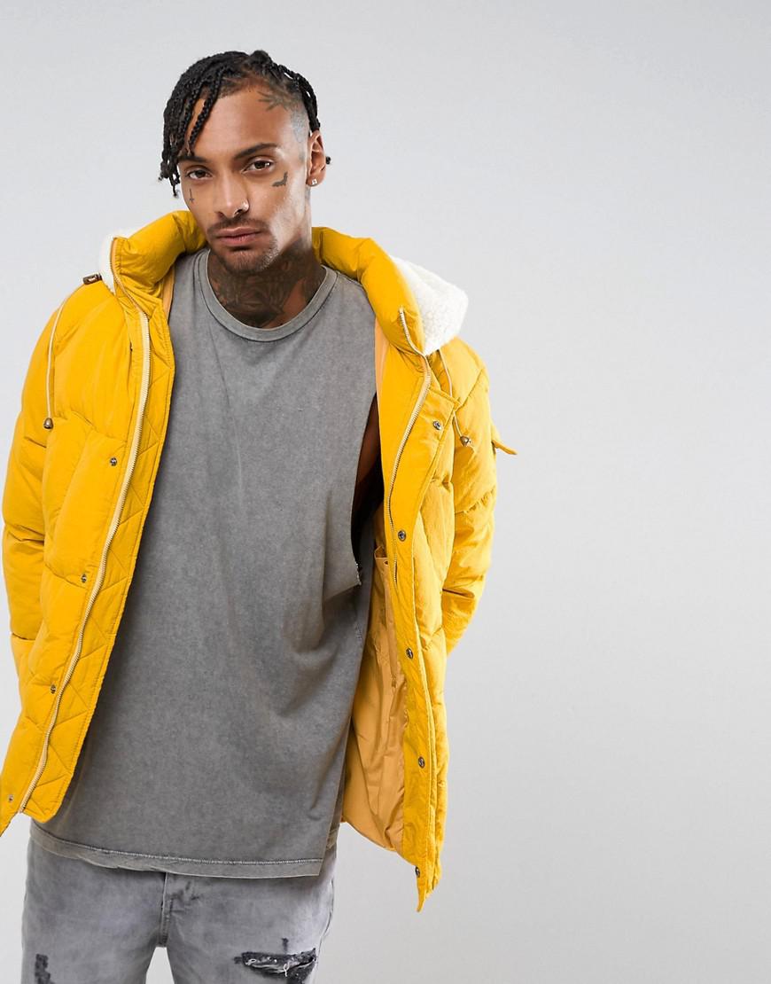 Lyst The New County Oversized Puffer Jacket In Yellow in Yellow for Men