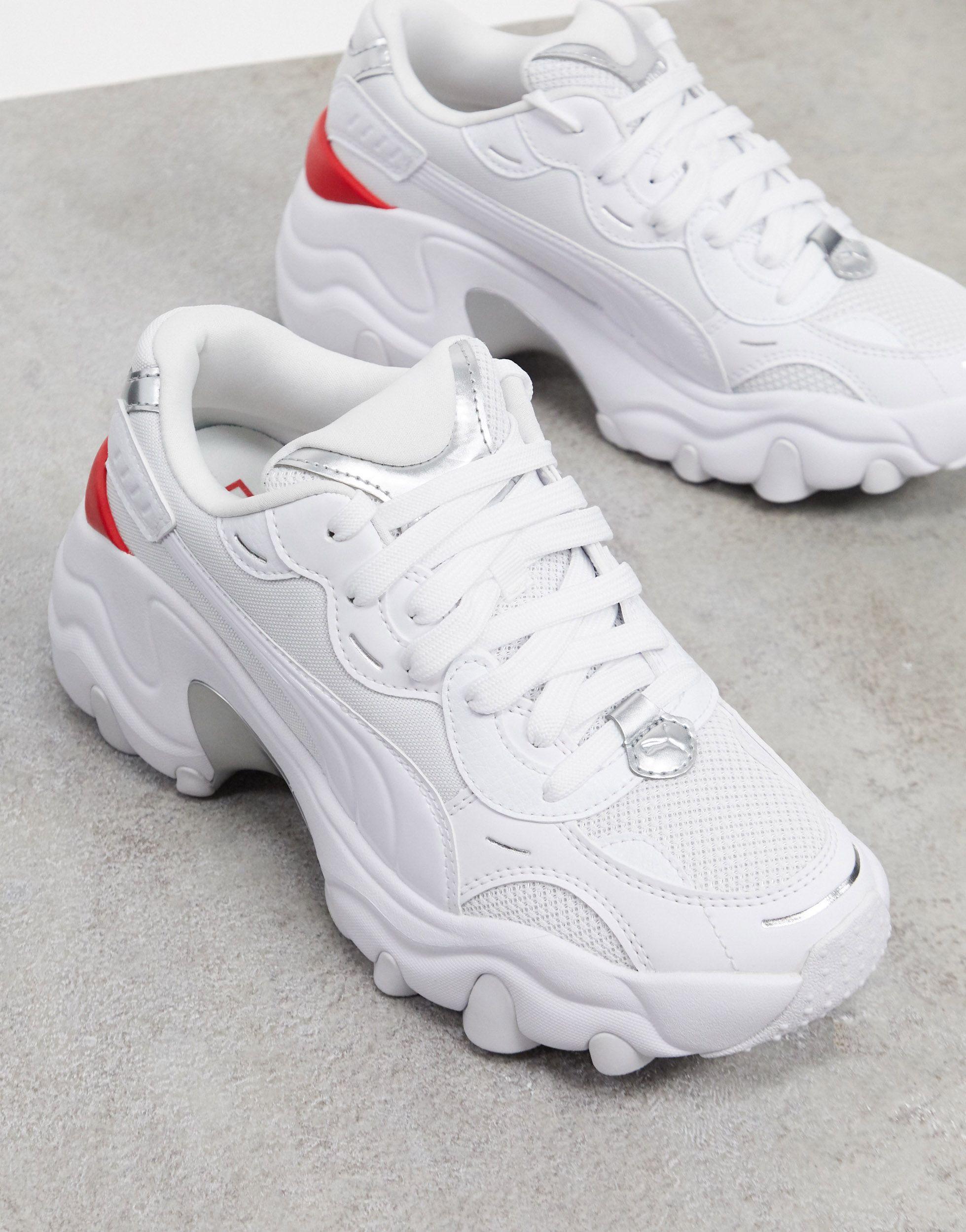 Pulsar - sneakers bianche con zeppaPUMA in Gomma di colore Bianco | Lyst