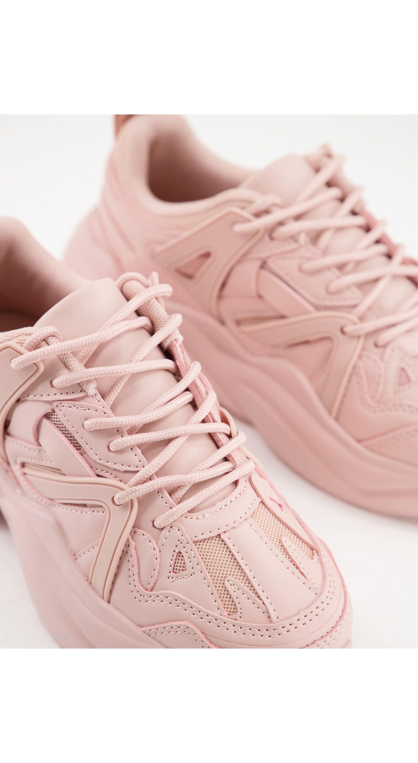 ASOS Deejay Chunky Trainers in Pink | Lyst