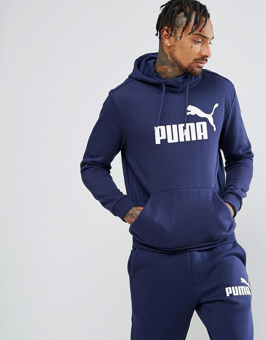 Puma Ess No.1 Pullover In Navy 83825706 in Blue for Men - Lyst