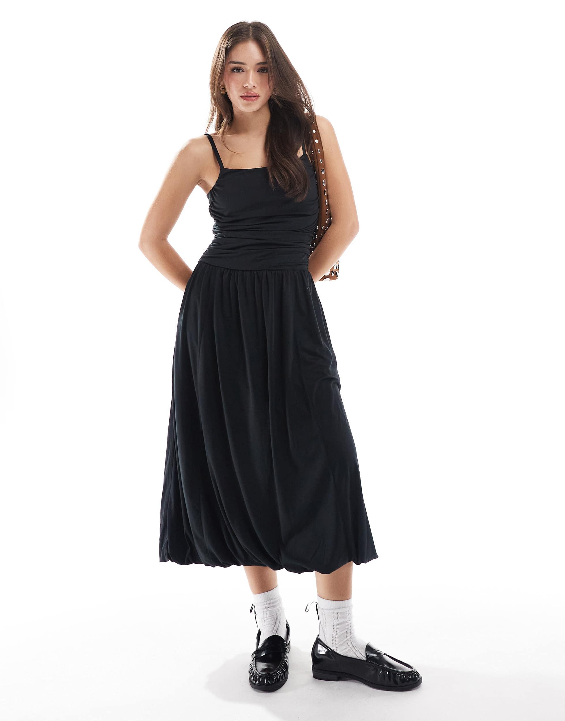 hollister black dress | Dresses | Hollister Small Long Sleeve Lace Up Lace Sleeve Slim fit Hollister Strappy Back Puffball Maxi