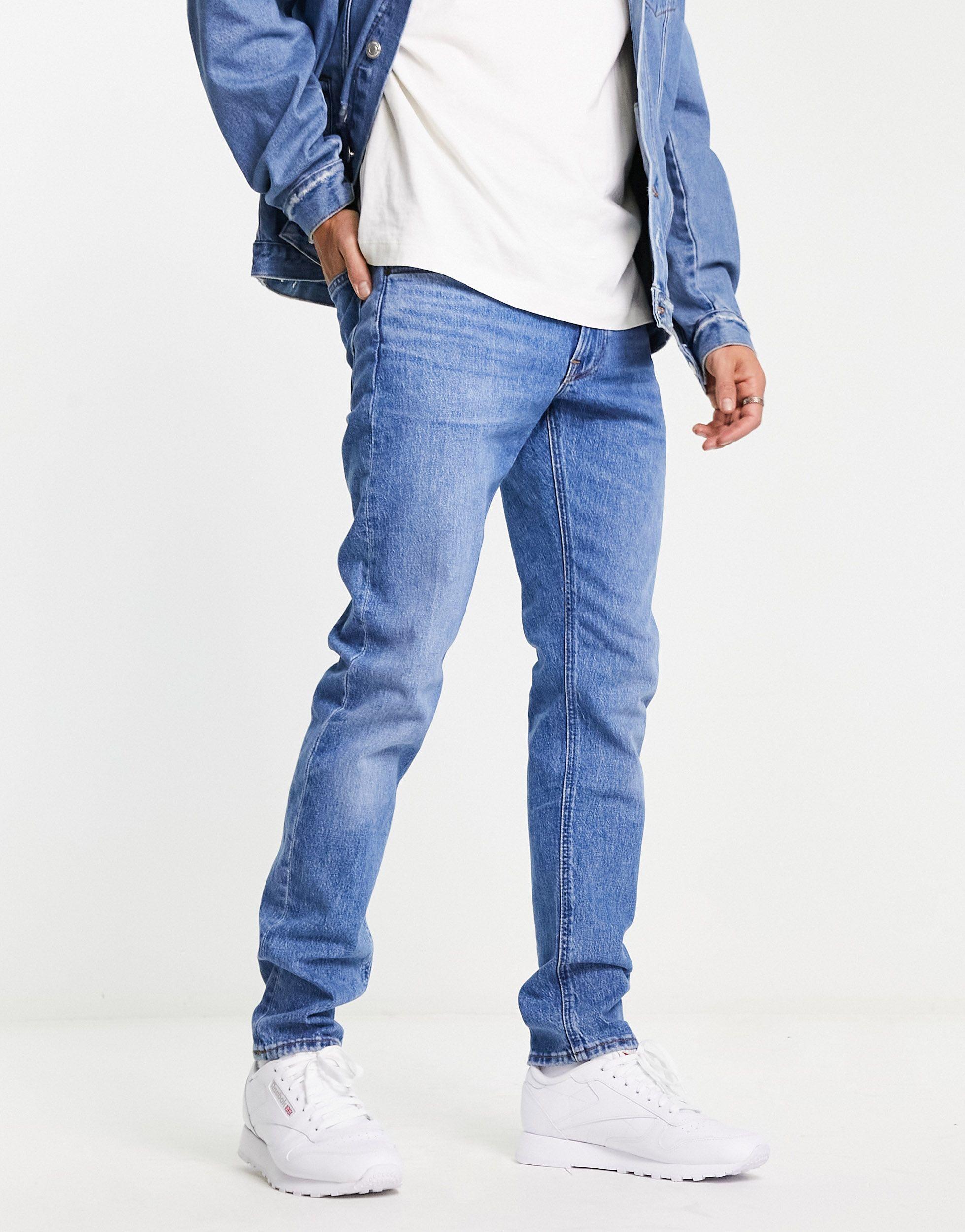 Lee Jeans Luke Slim Tapered Fit Jeans in Blue for Men | Lyst