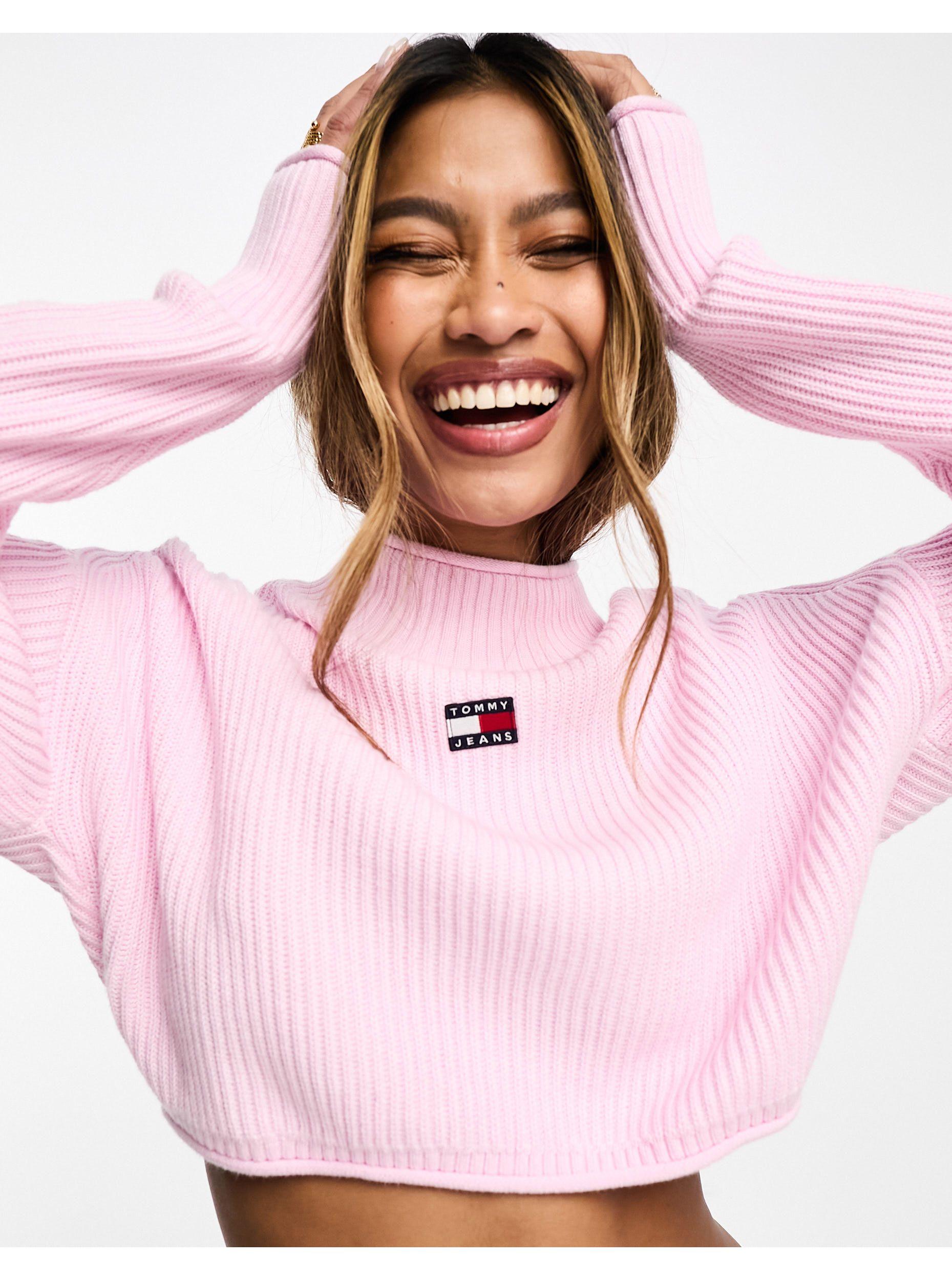Tommy hilfiger pink jumper sale