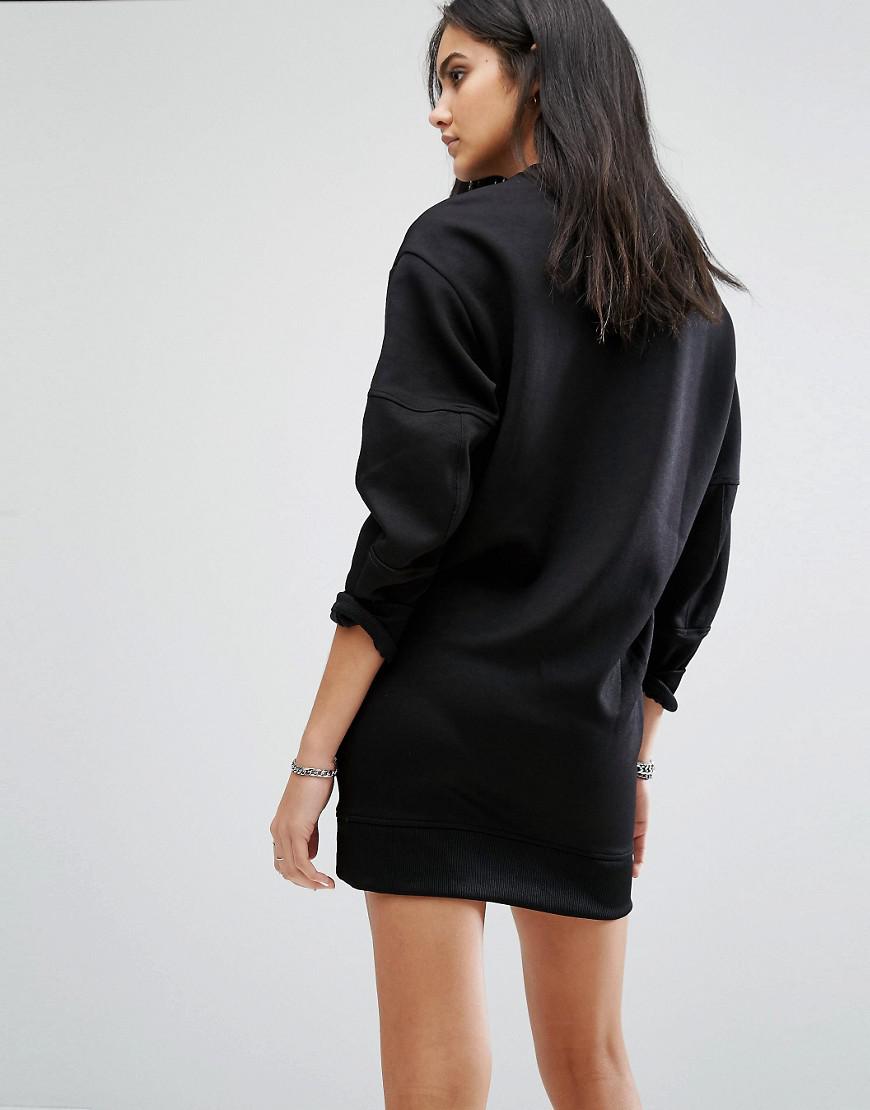  G  Star  RAW  Sweater  Dress in Black Lyst