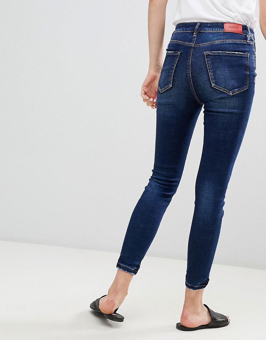 regular high waist jeans stradivarius