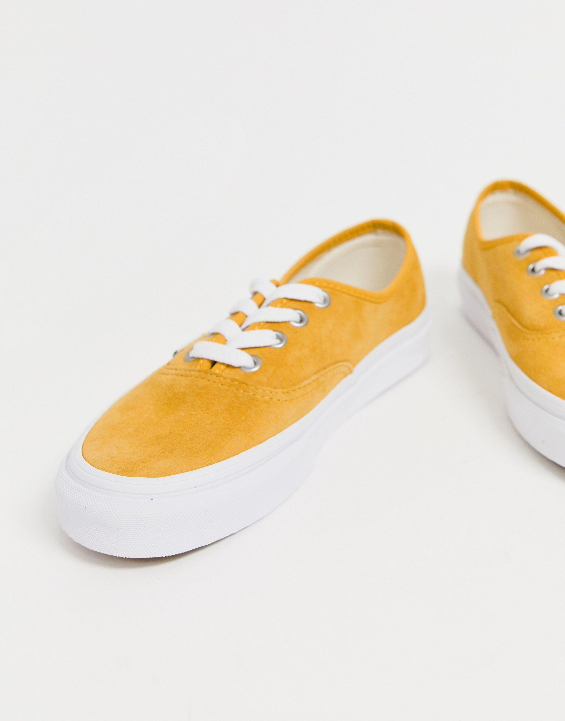 Zapatillas de ante en mostaza Vans de Ante de color Amarillo | Lyst