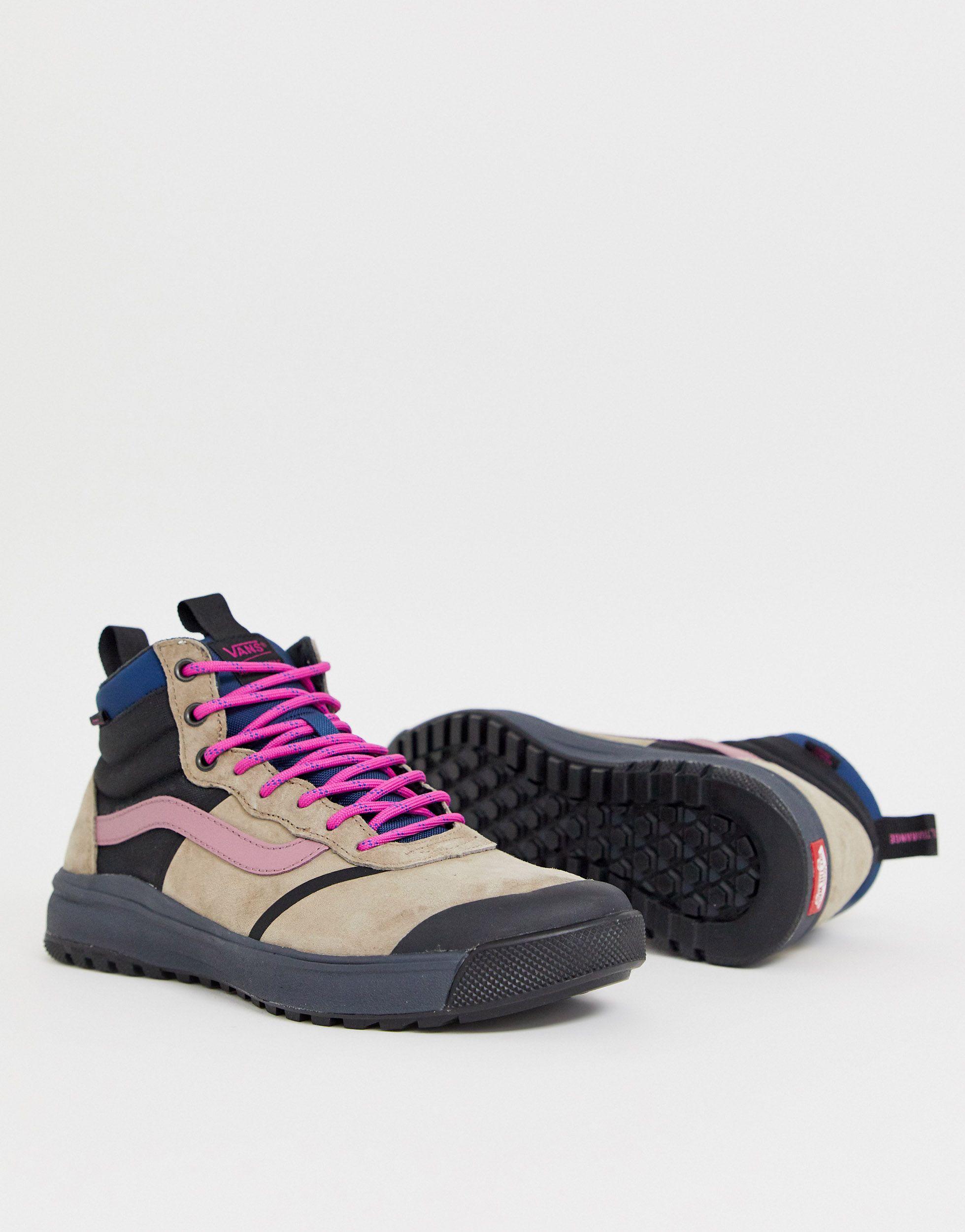 Vans Leather Ultrarange Mte Hi Trainers 