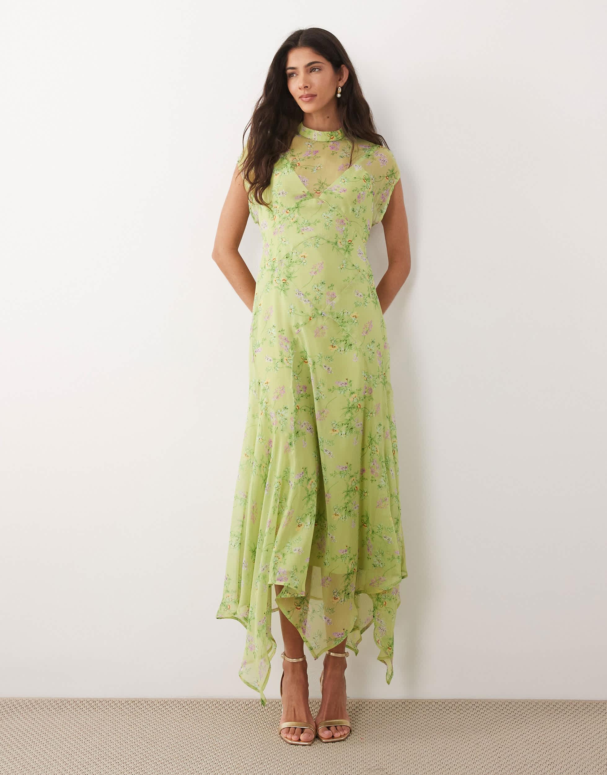 Designer Chiffon Asymmetrical Dresses for Women - Up to 65% off | Lyst