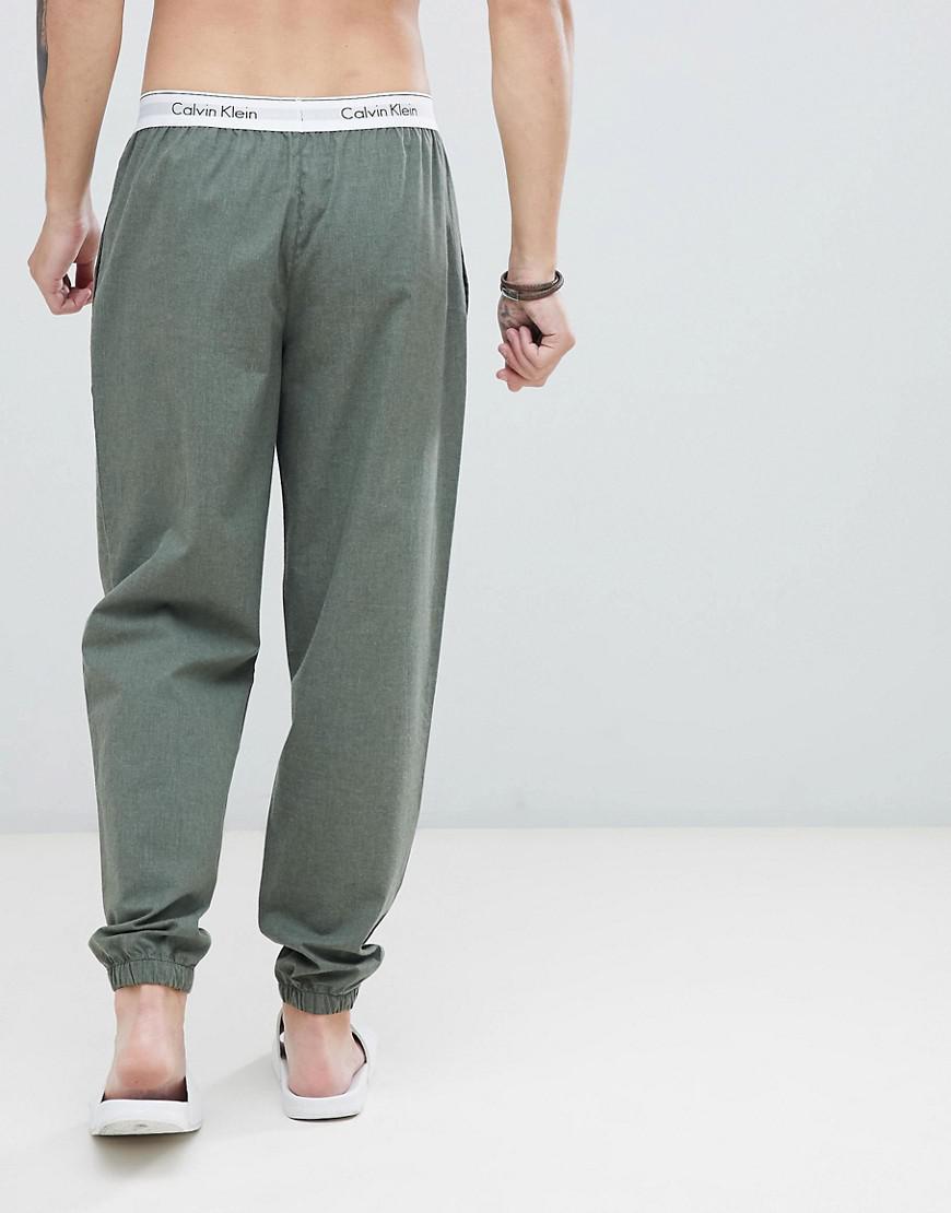 calvin klein modern cotton stretch cuffed joggers