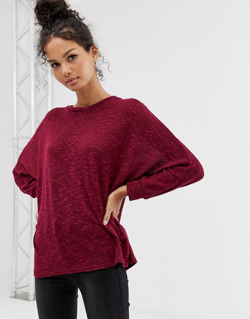 red batwing jumper