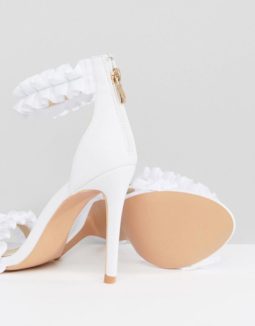 miss kg barely there heeled sandals