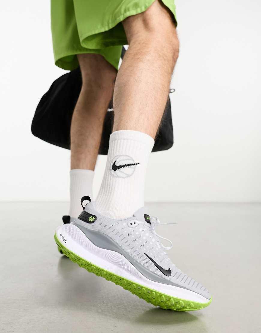 nike react infinity run on feet