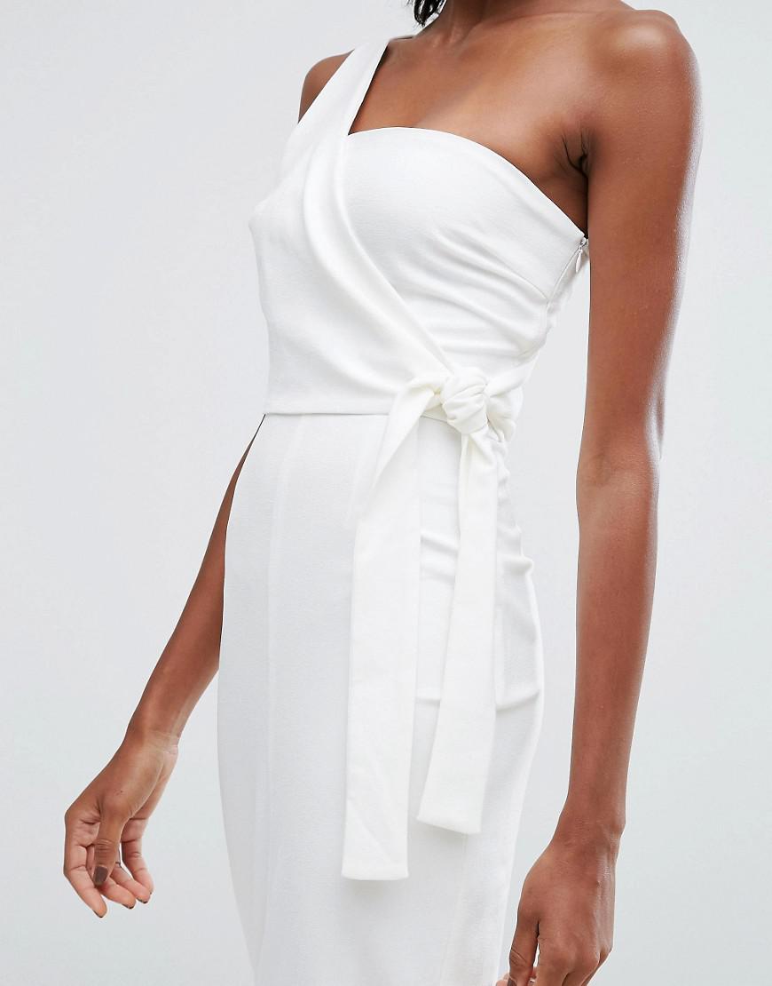 One Shoulder Pencil Dress 