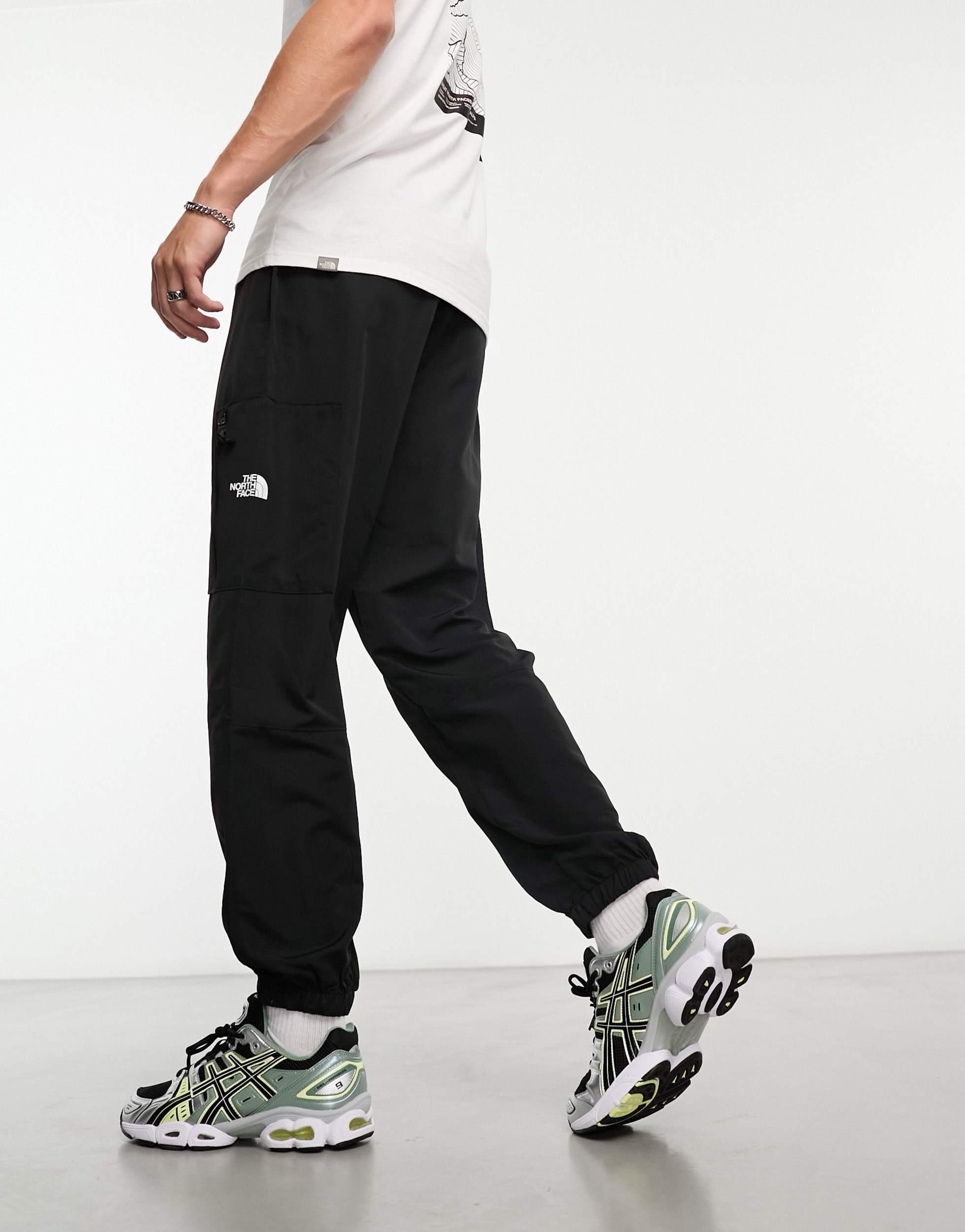 The North Face Nylon Sweatpants in Black for Men Lyst