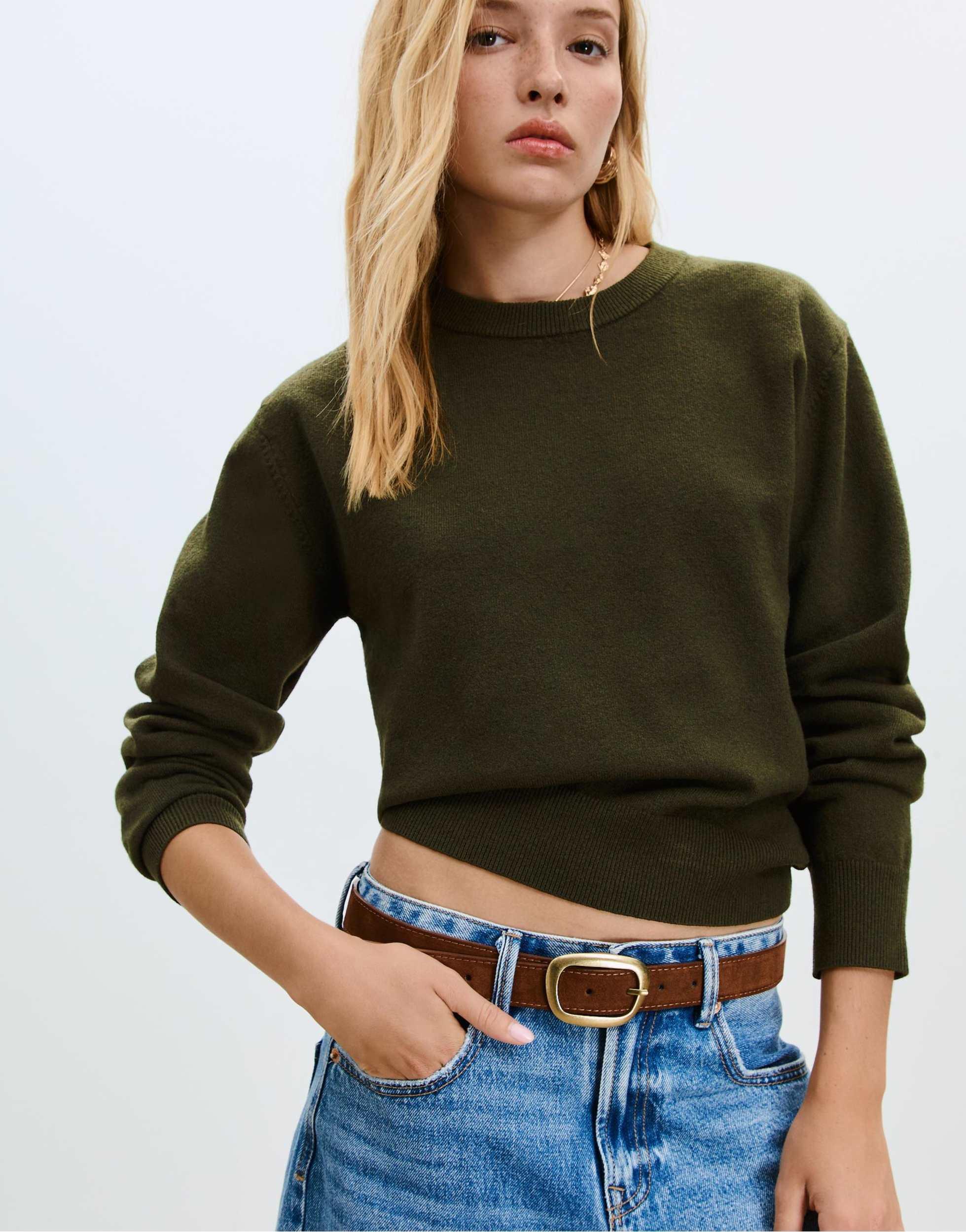 Weicher Pullover Stradivarius Pullunder Damen Stradivarius