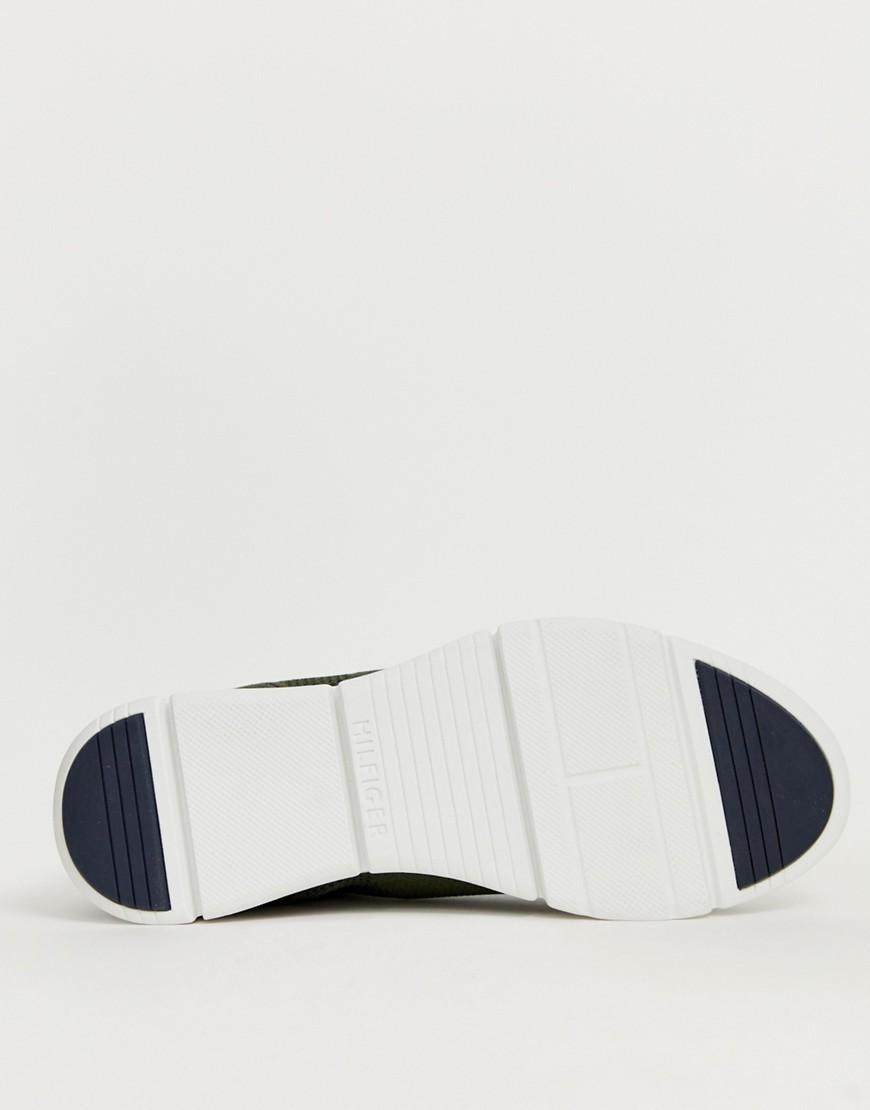 tommy hilfiger knitted lightweight sneaker
