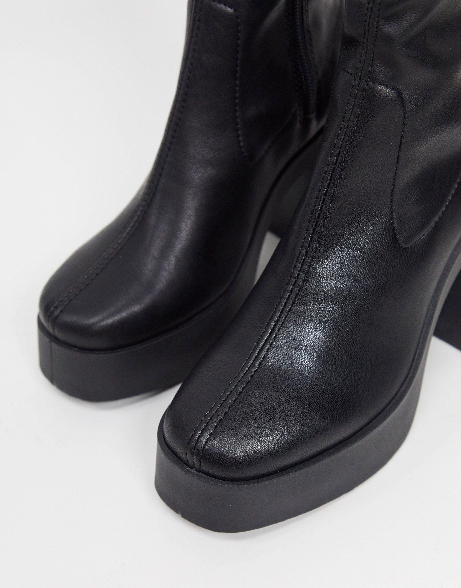 Botas negras ASOS de color Negro | Lyst