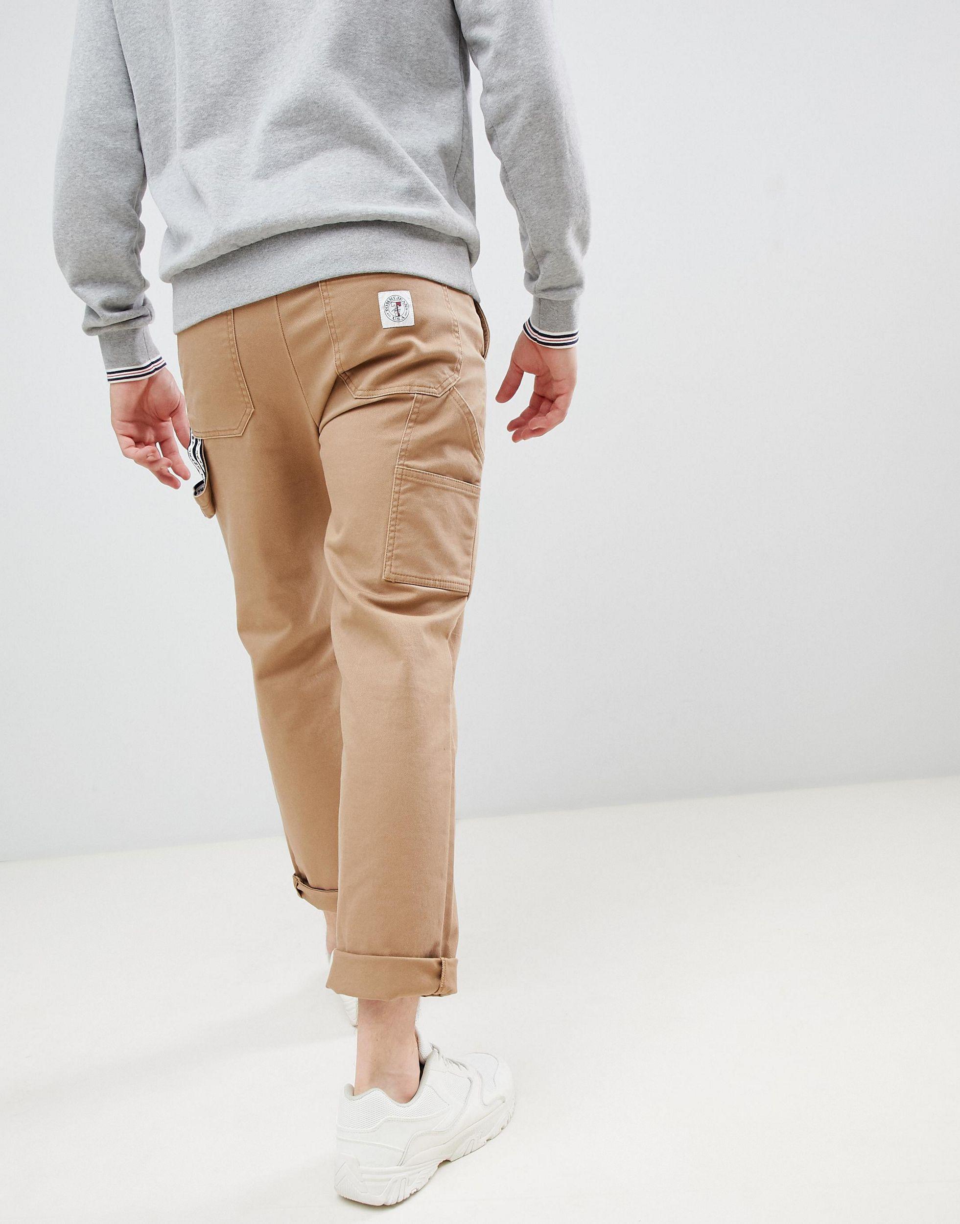 tommy jeans tapered carpenter jean