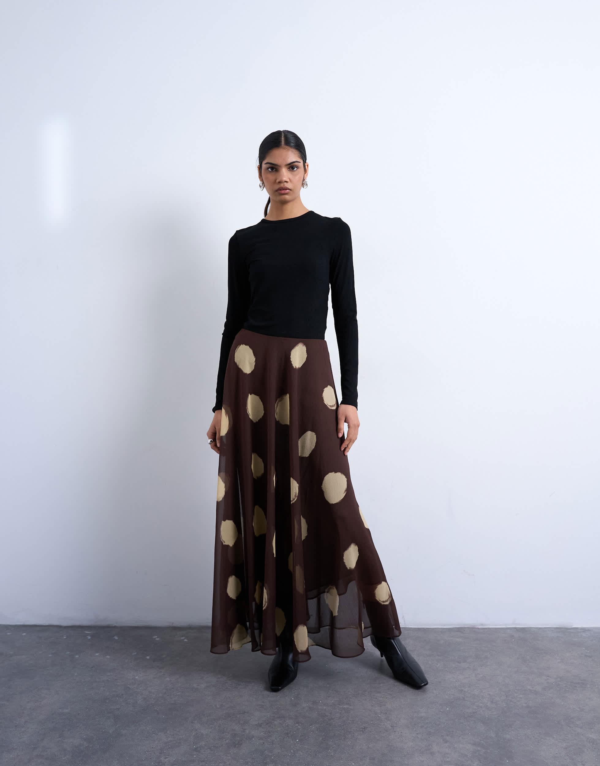 Jupe Noire Topshop Taille 8 - Occasion En Très Bon état