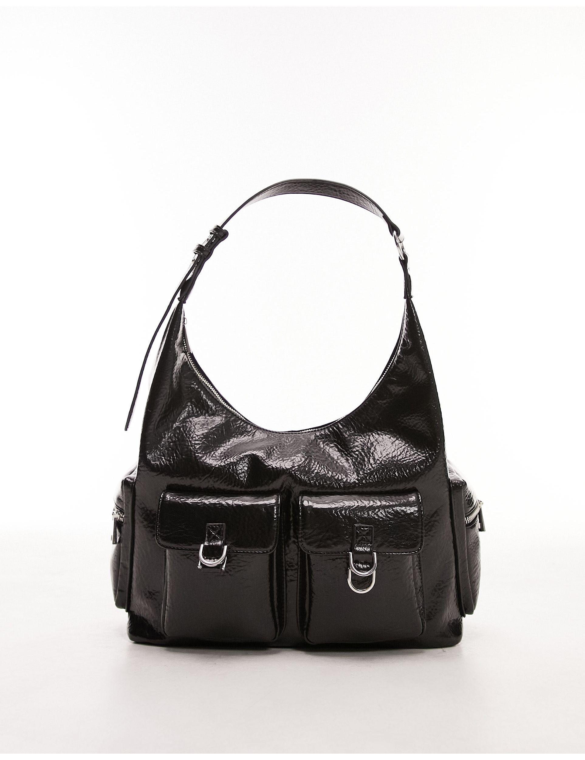 Topshop Salone Multi Pocket Shoulder Bag