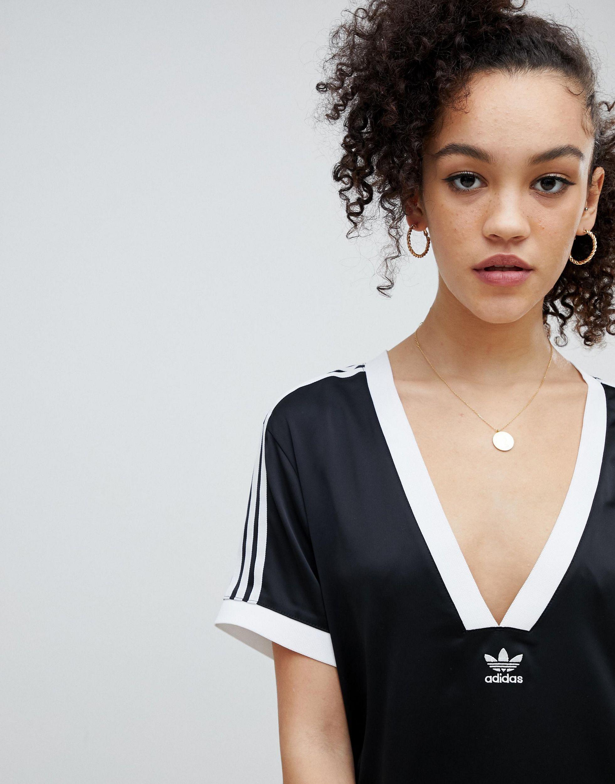 adidas originals fashion league dress in black