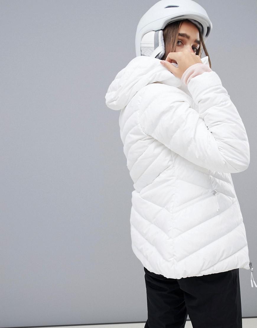 north face winter jacket white