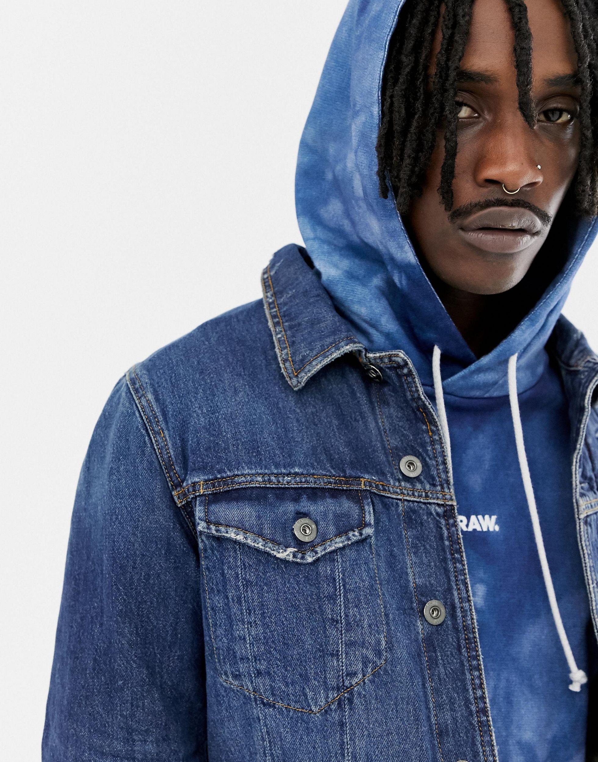 denim waterfall jacket