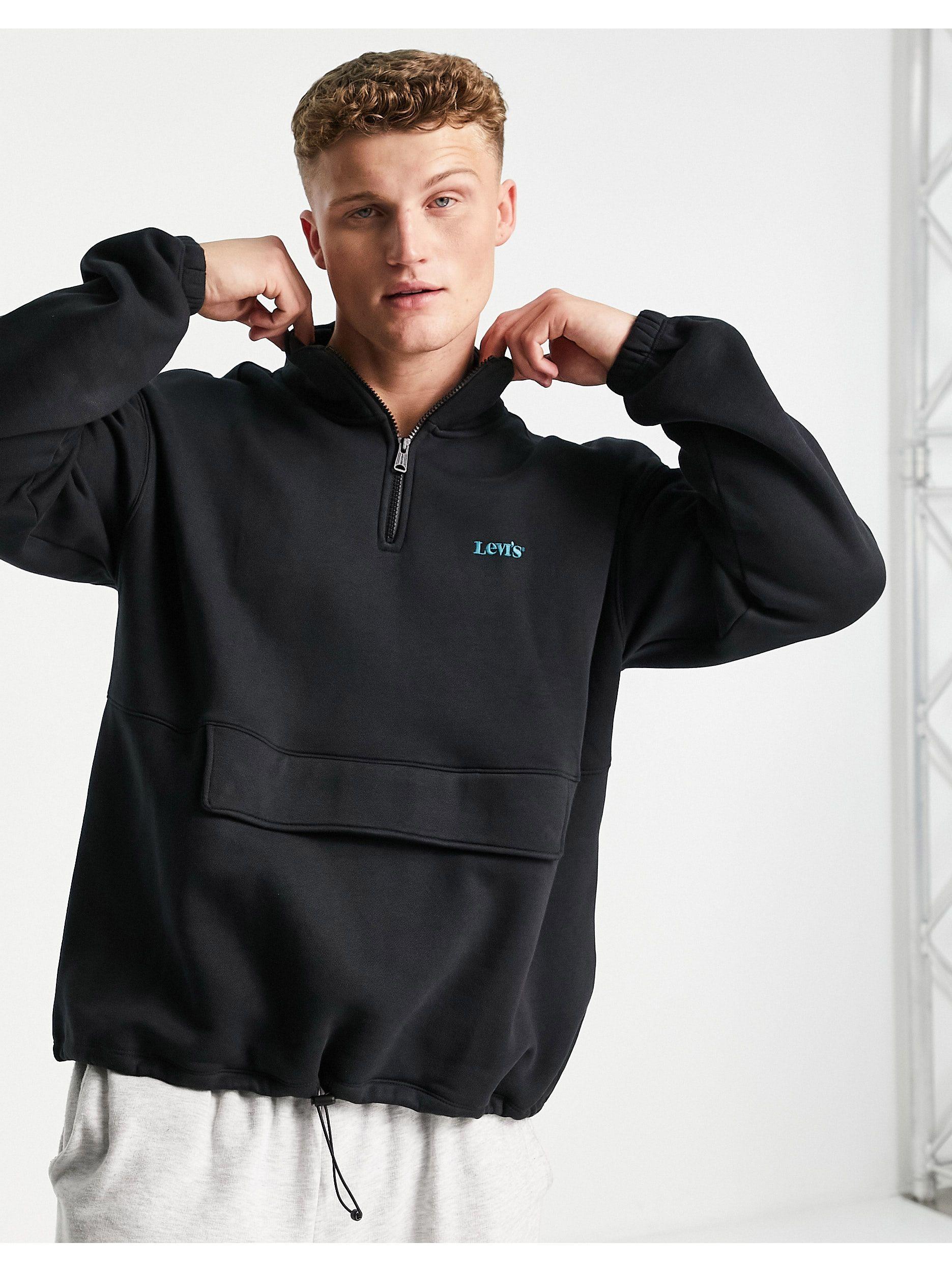 Levis half zip sweatshirt sale
