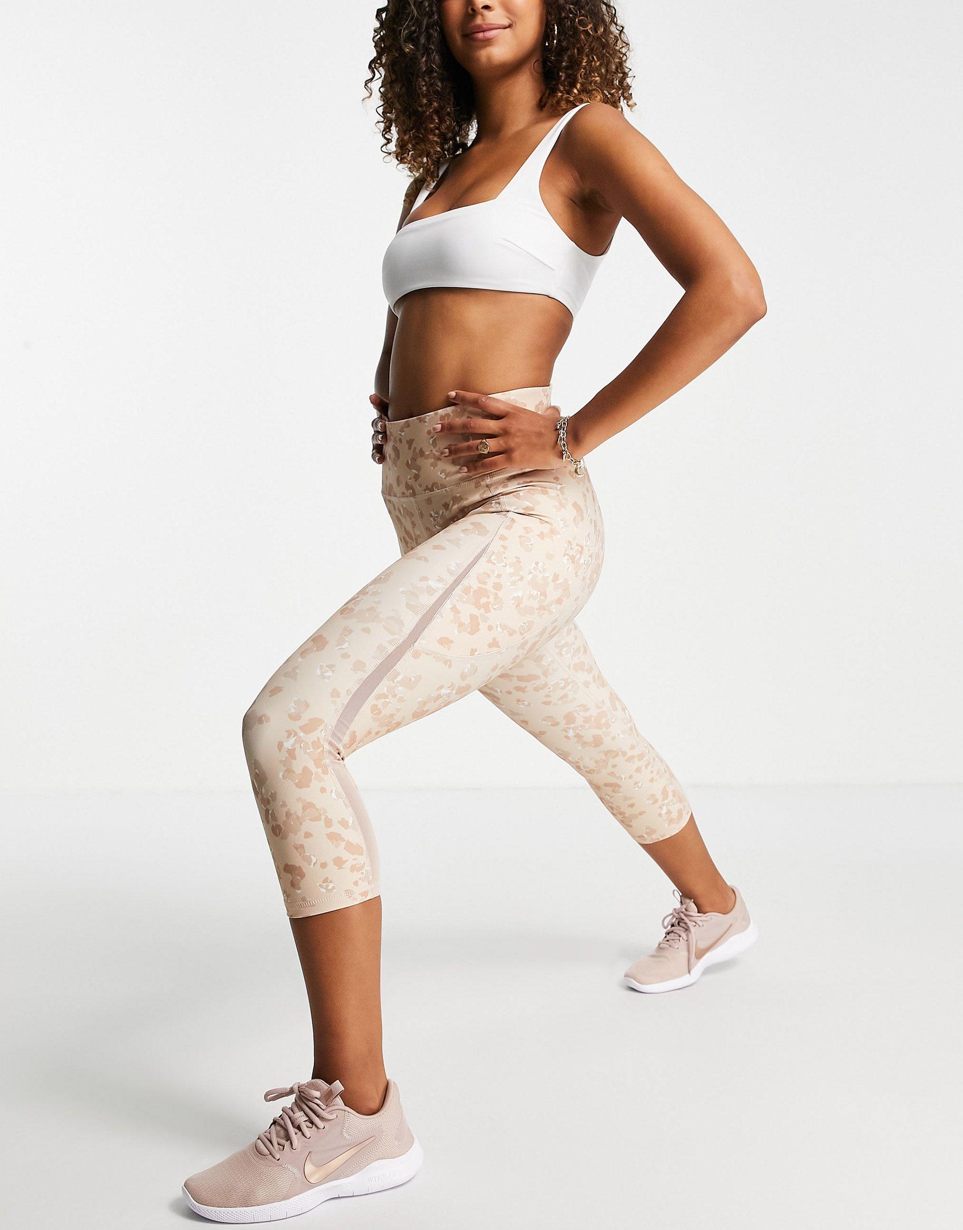 Only Play Training 3/4 Sports leggings in White | Lyst