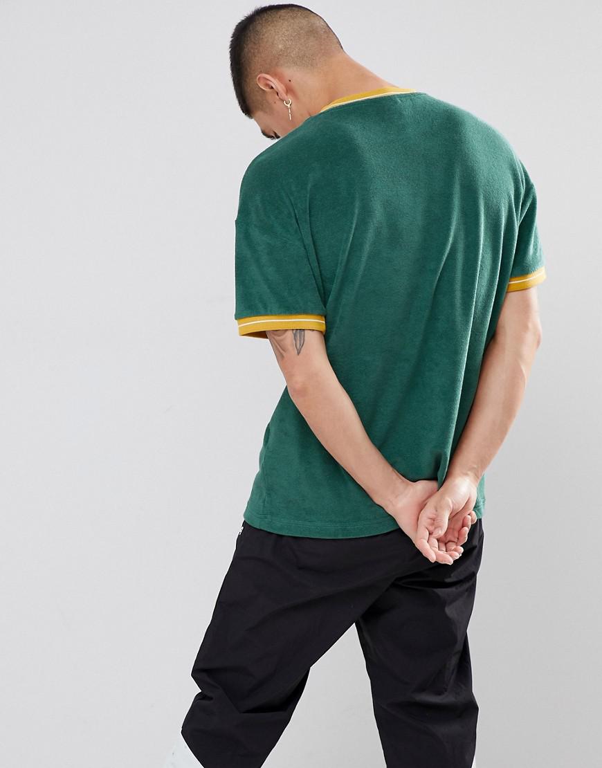 PUMA Towel T-shirt in Green for Men - Lyst