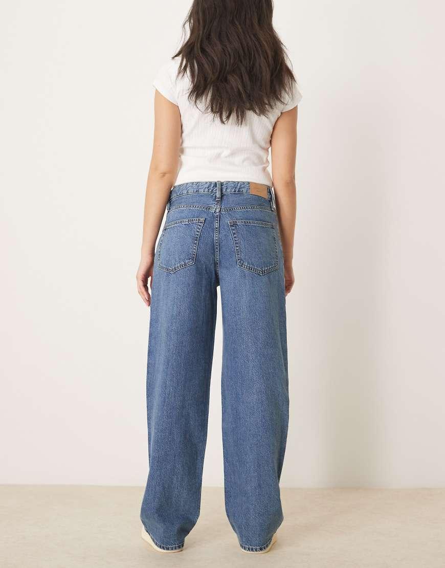 Gina Tricot Low Waist baggy Jeans in Blue Lyst UK