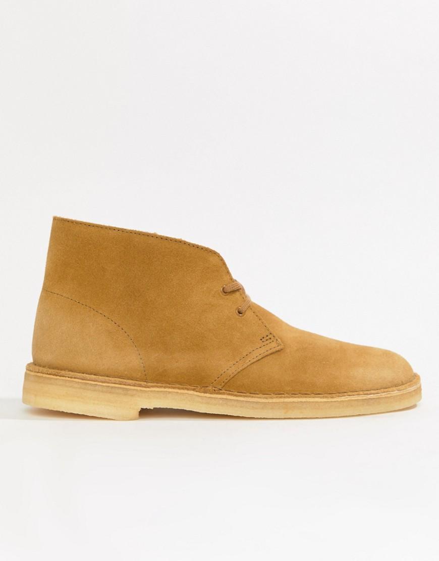 oak suede clarks